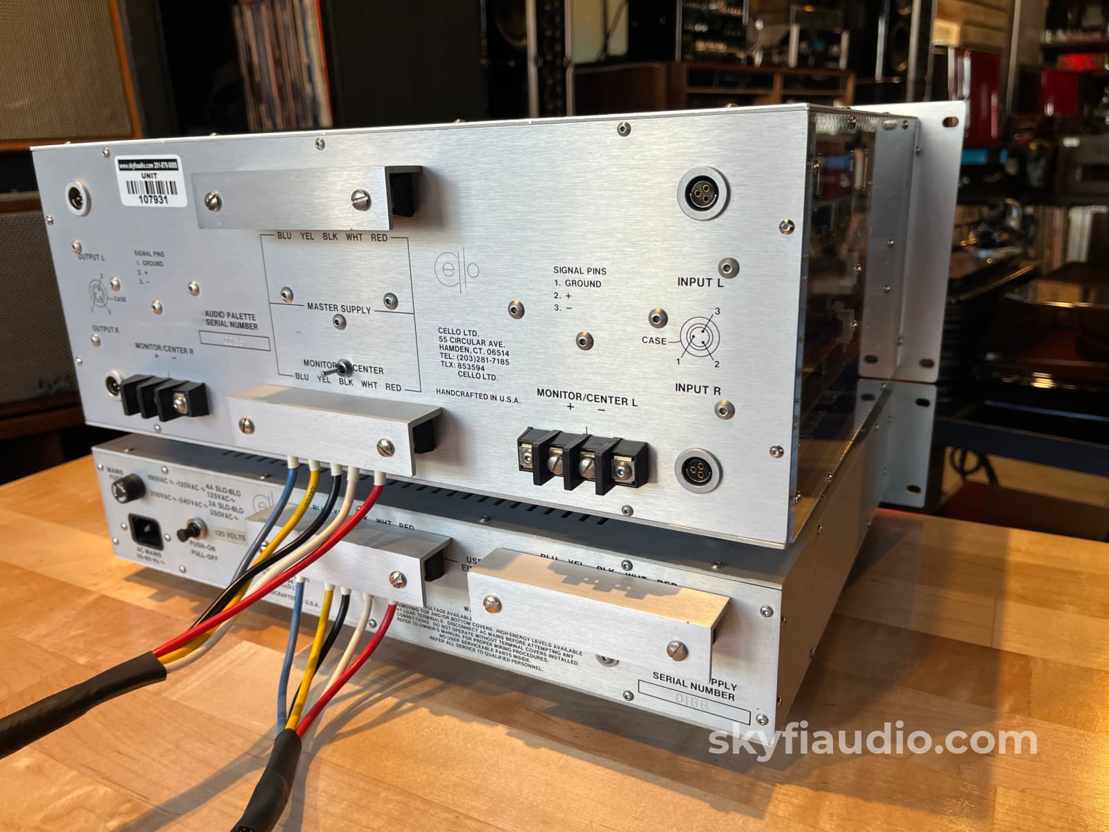 Cello Audio Palette Equalizer W/ Power Supply - Serviced - Preamplifier