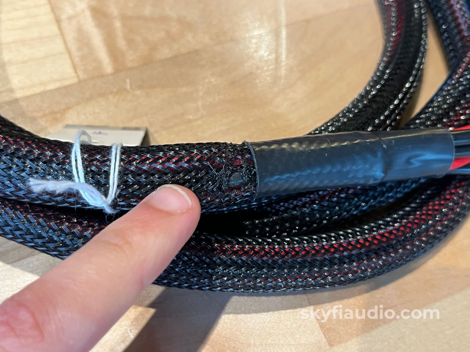 Cello Triple Ring to Triwire Spade Speaker Cable Pair - 8ft Cables