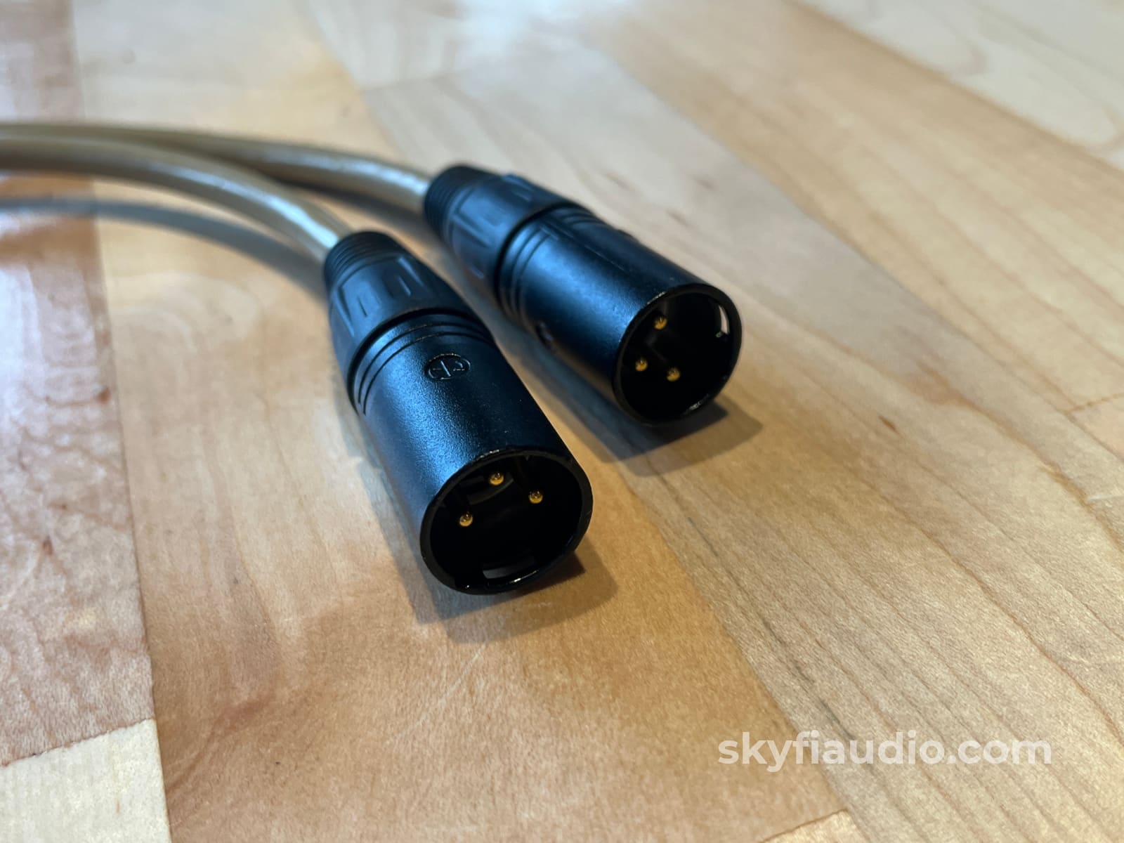 Cello Strings Female Fischer to Male XLR Dongle Pair - 10’’ Cables