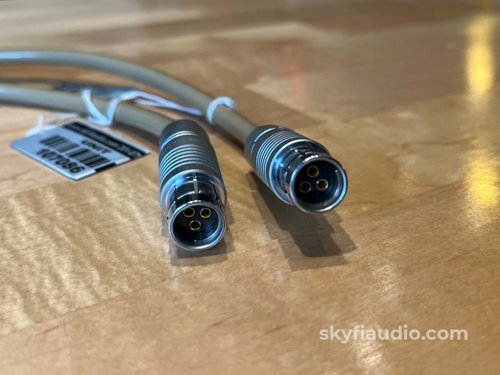 Cello Strings Female Fischer to Male XLR Dongle Pair - 10’’ Cables