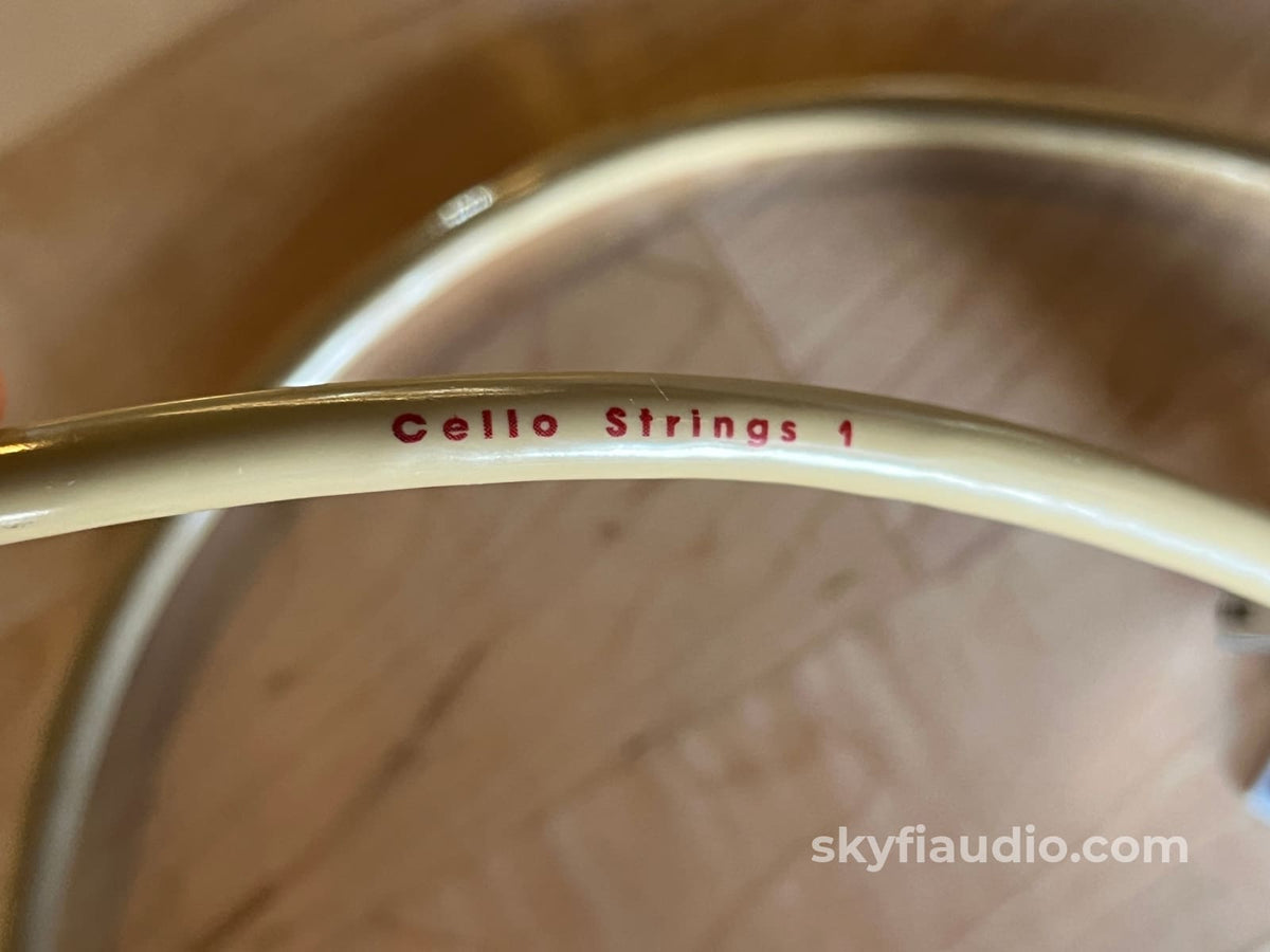 Cello Strings Female XLR to Male Fischer Cable/Jumper Pair - 22’’ Cables