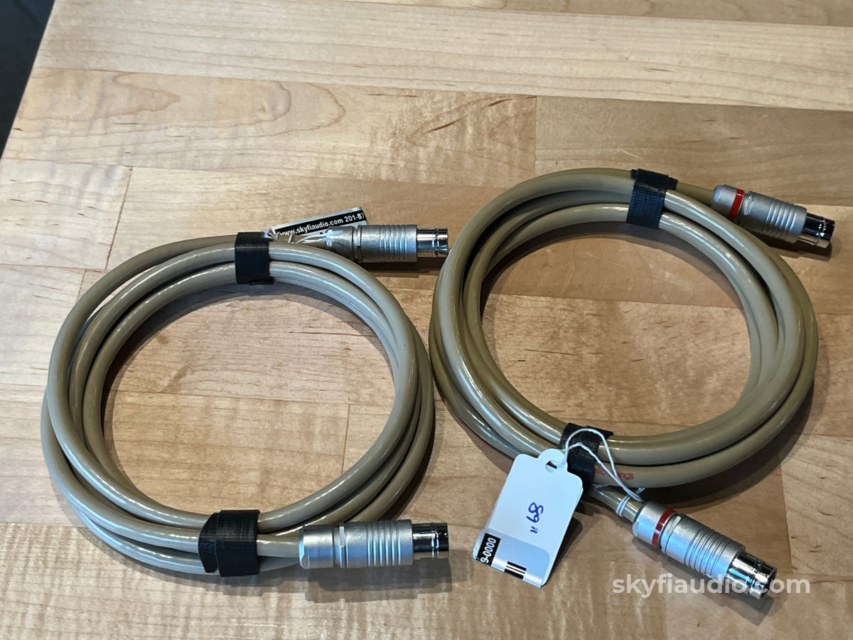 Cello Strings Fischer To Fisher Interconnects (Pair) - 89’’ Cables