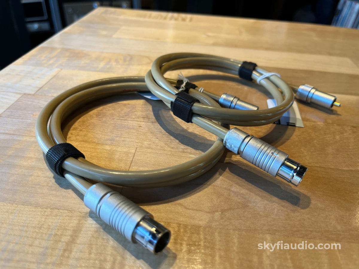 Cello Strings Fischer To RCA Audio Interconnects (Pair) - 41’’ Cables