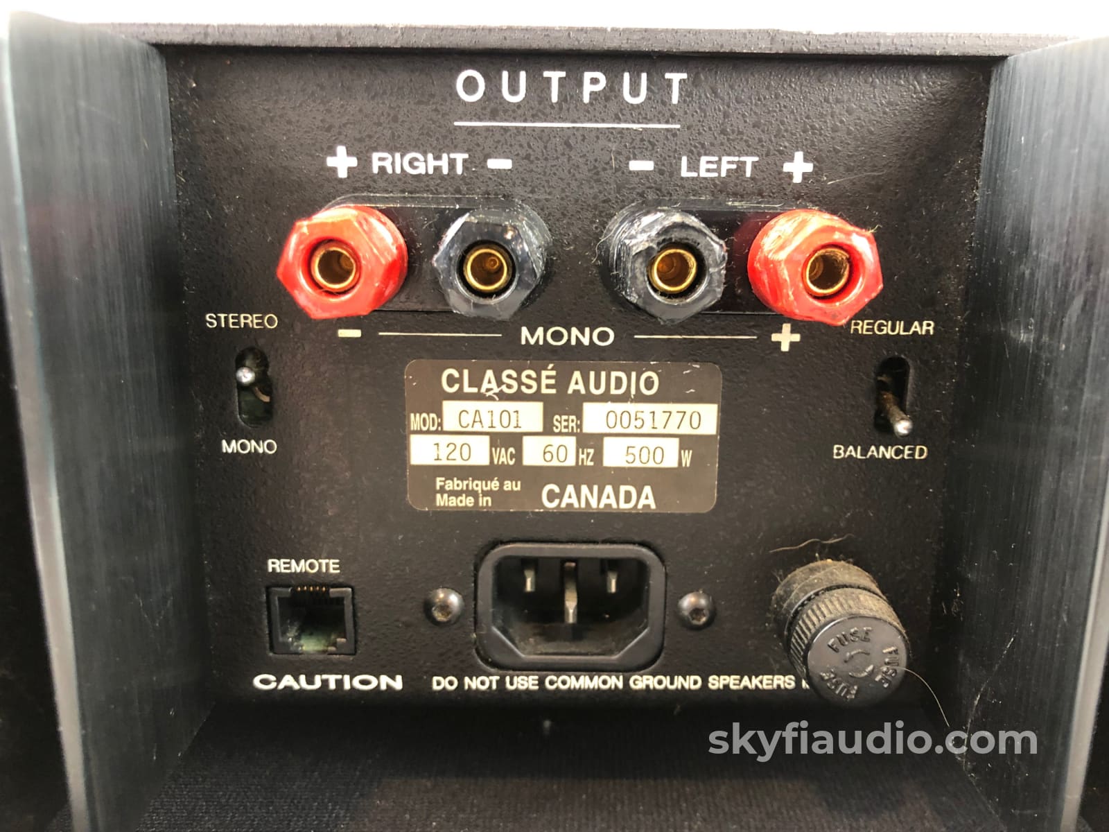 Classe Audio Ca-101 Solid State Amplifier In Two Tone Finish - Fully Tested (D)