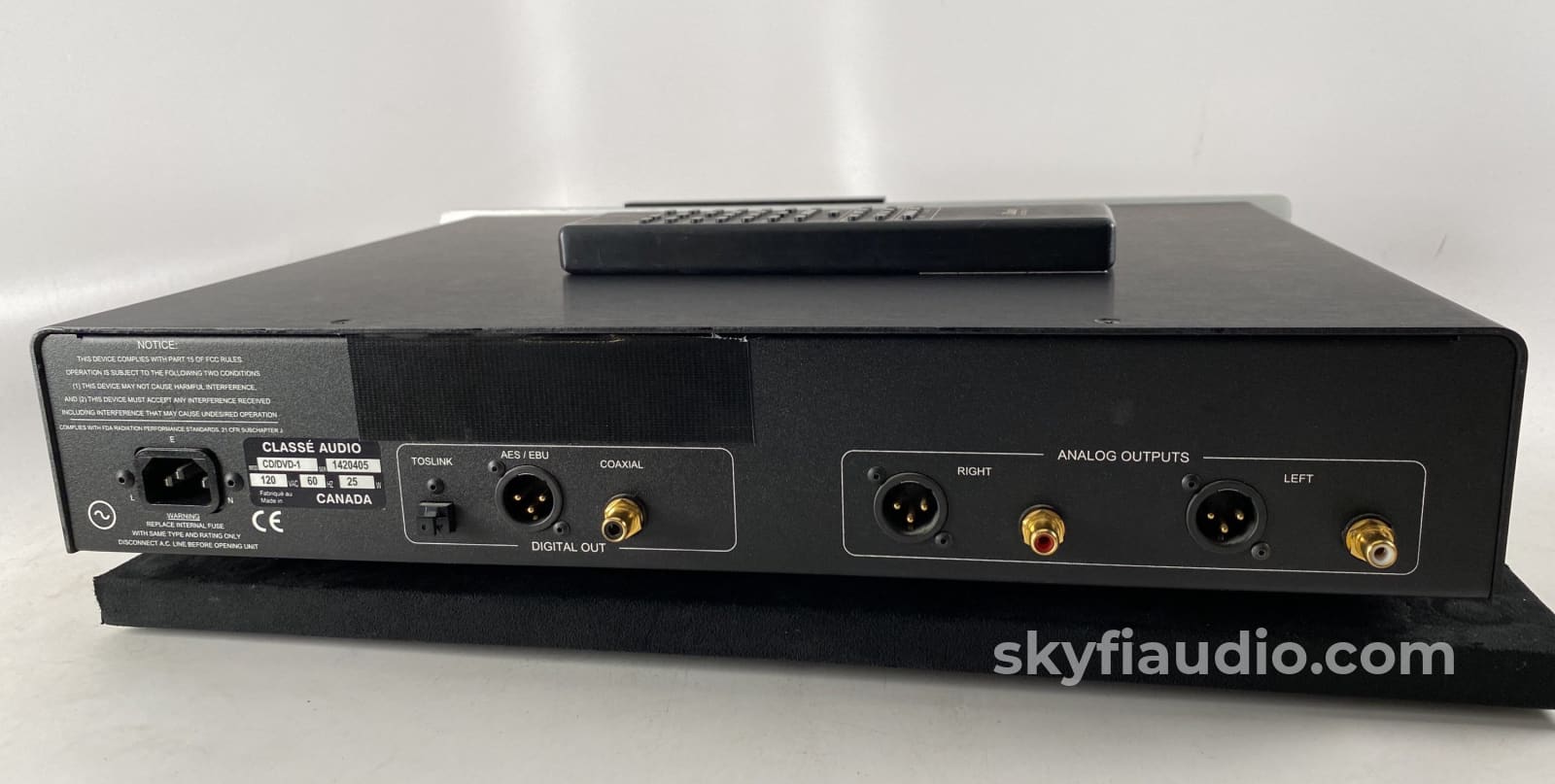 Classe Audio Cd/Dvd-1 Updated Cd-Only Player With Remote Cd + Digital
