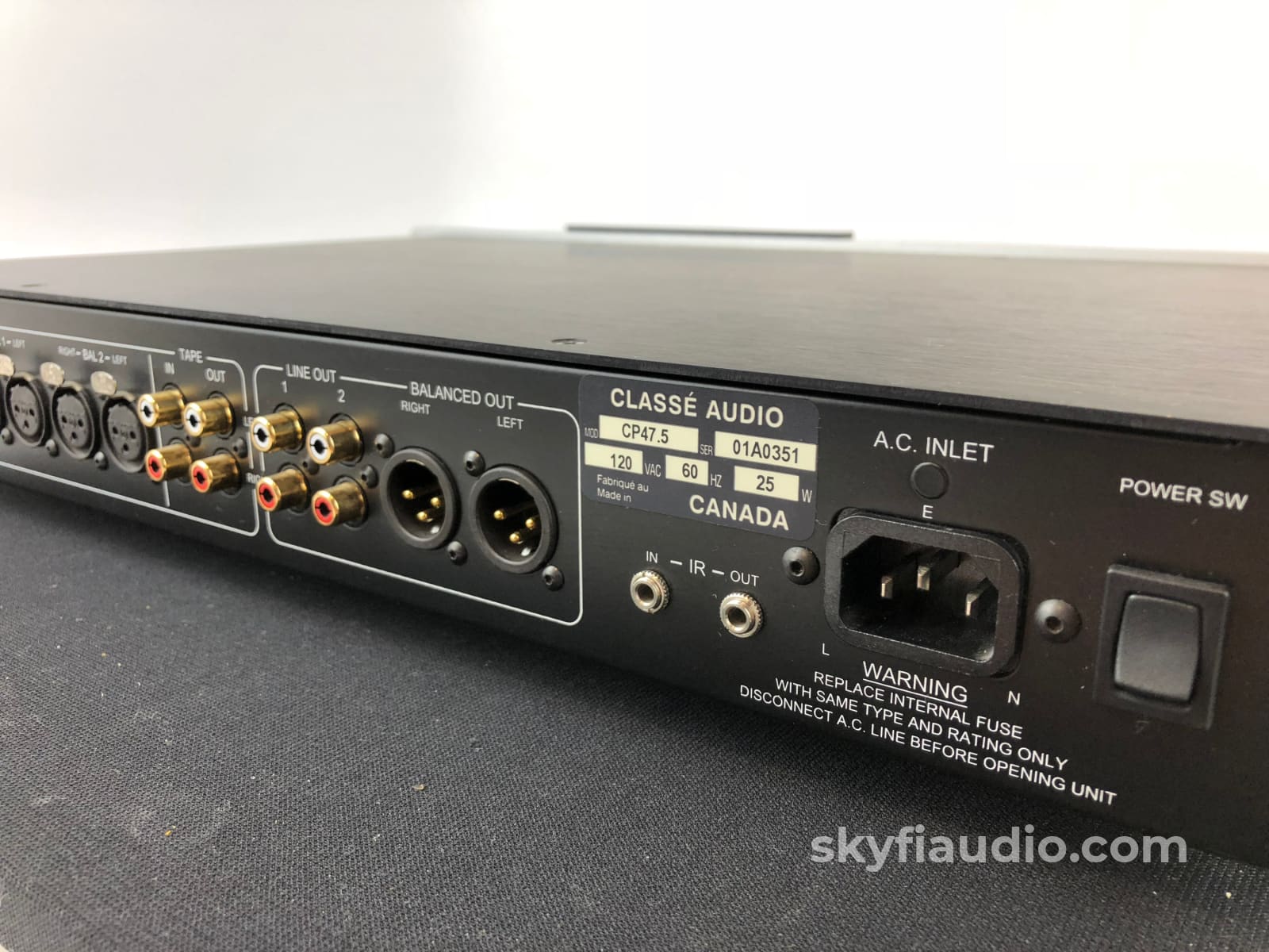 Classe Audio Cp-47.5 Solid State Analog Preamp With Remote Preamplifier