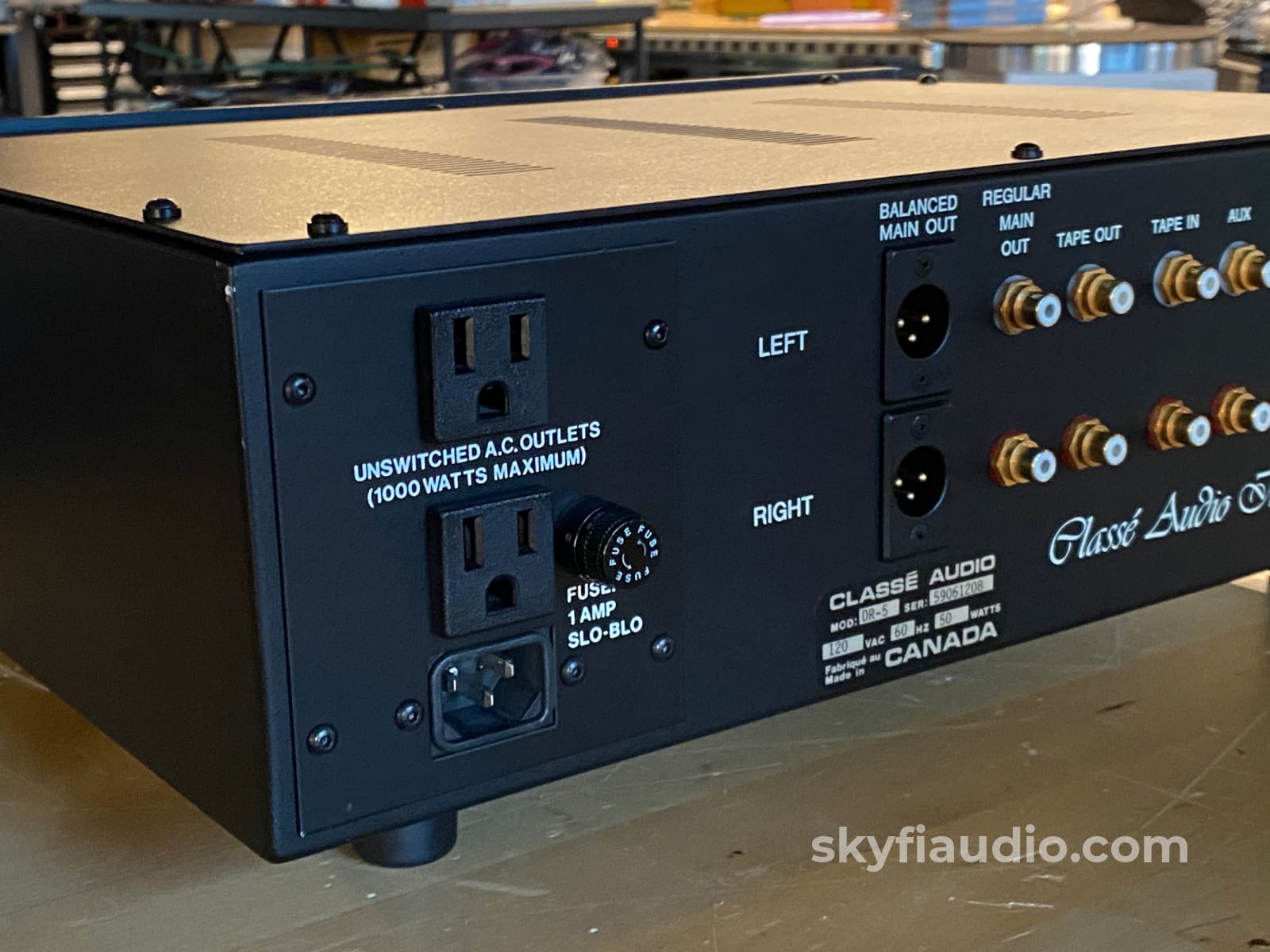Classe Audio DR-5 All Analog Solid State Preamp with Phono - Serviced