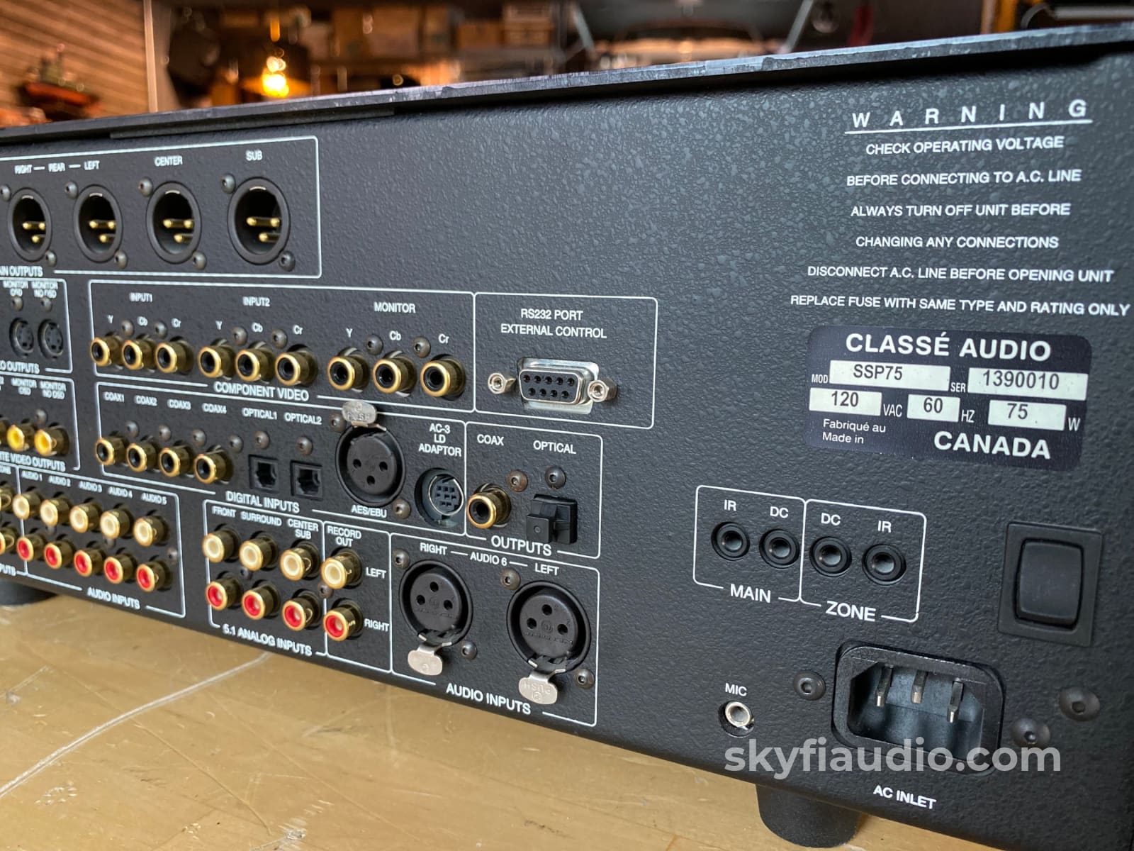 Classe Audio Ssp-75 Digital Home Theater Processor/Preamp Processor