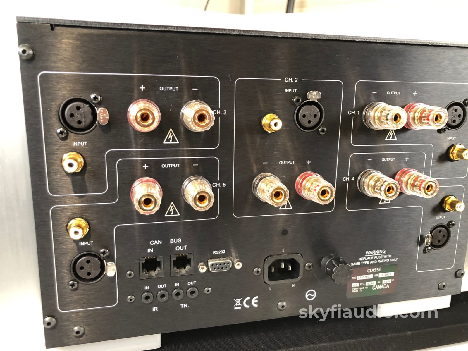 Classe Ca-5200 Home Theater Amplifier 5 X 200W