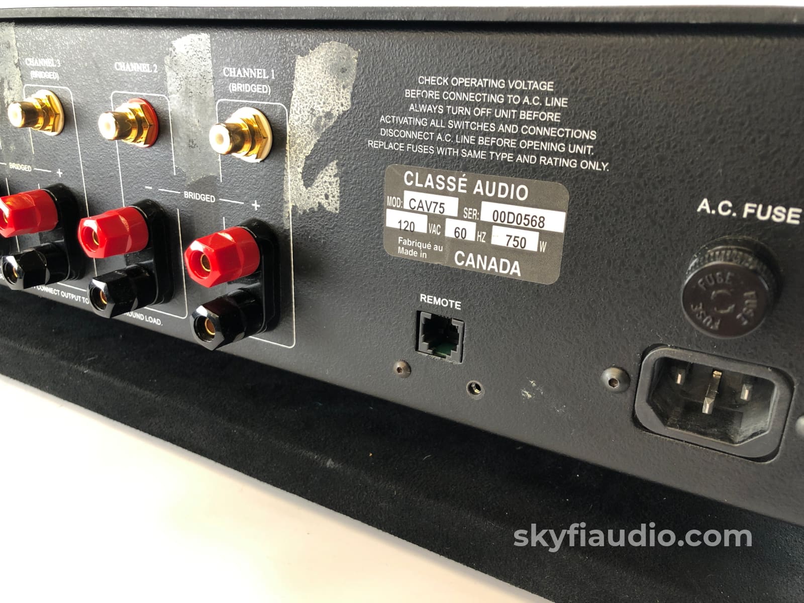 Classe Cav-75 Theater Amplifier - Bargain