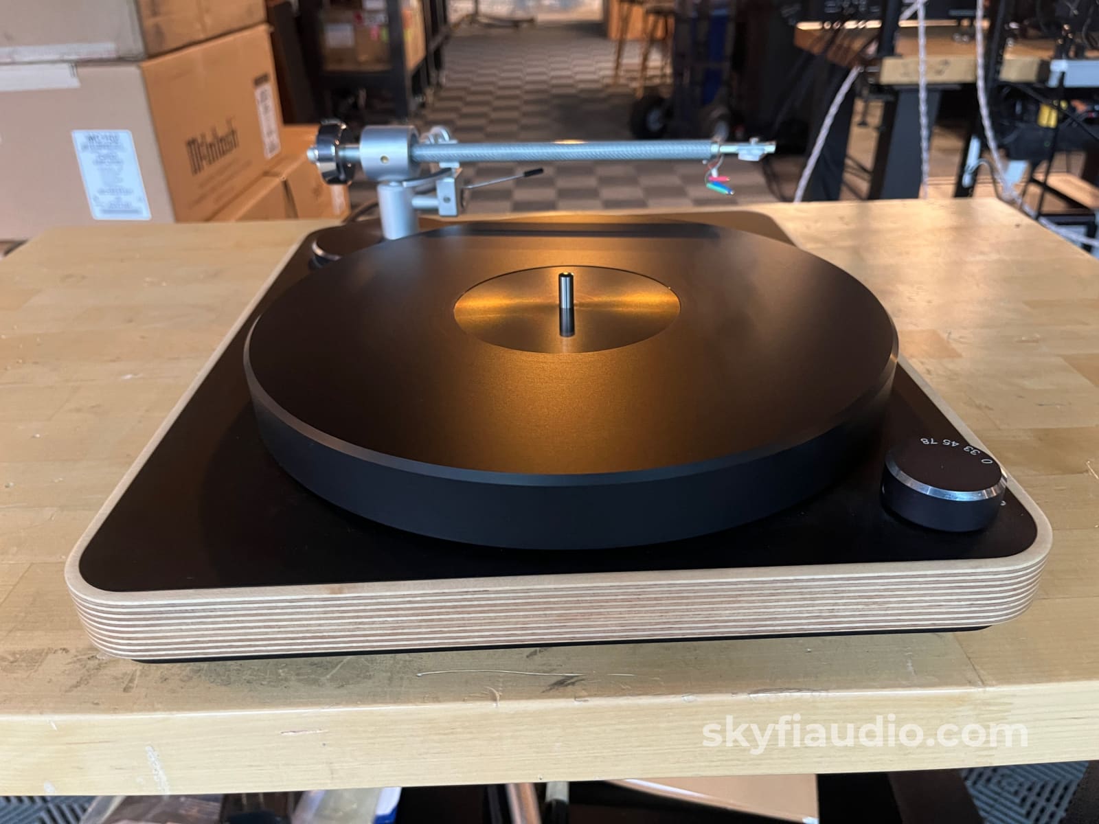 Clear Audio Concept Wood Paired With New Sumiko Blue Point No.3 Perfectly Calibrated Turntable