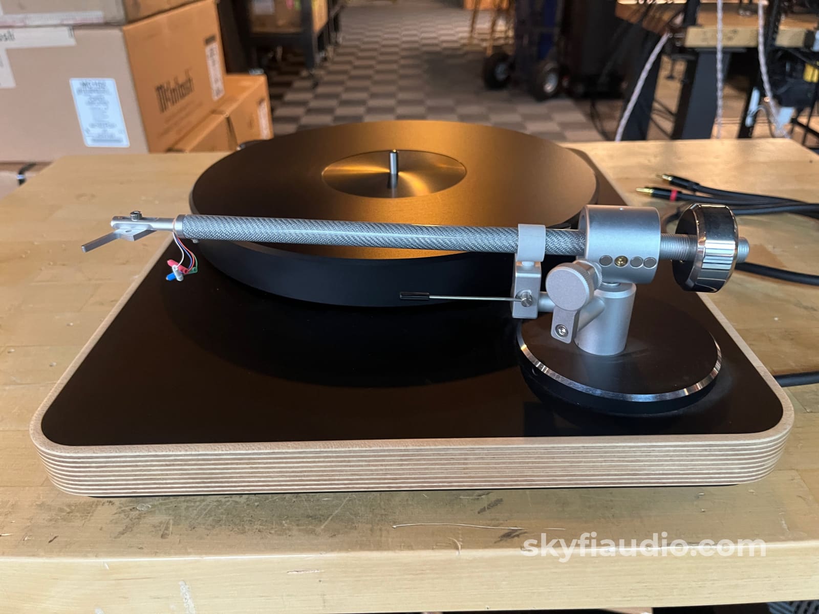 Clear Audio Concept Wood Paired With New Sumiko Blue Point No.3 Perfectly Calibrated Turntable