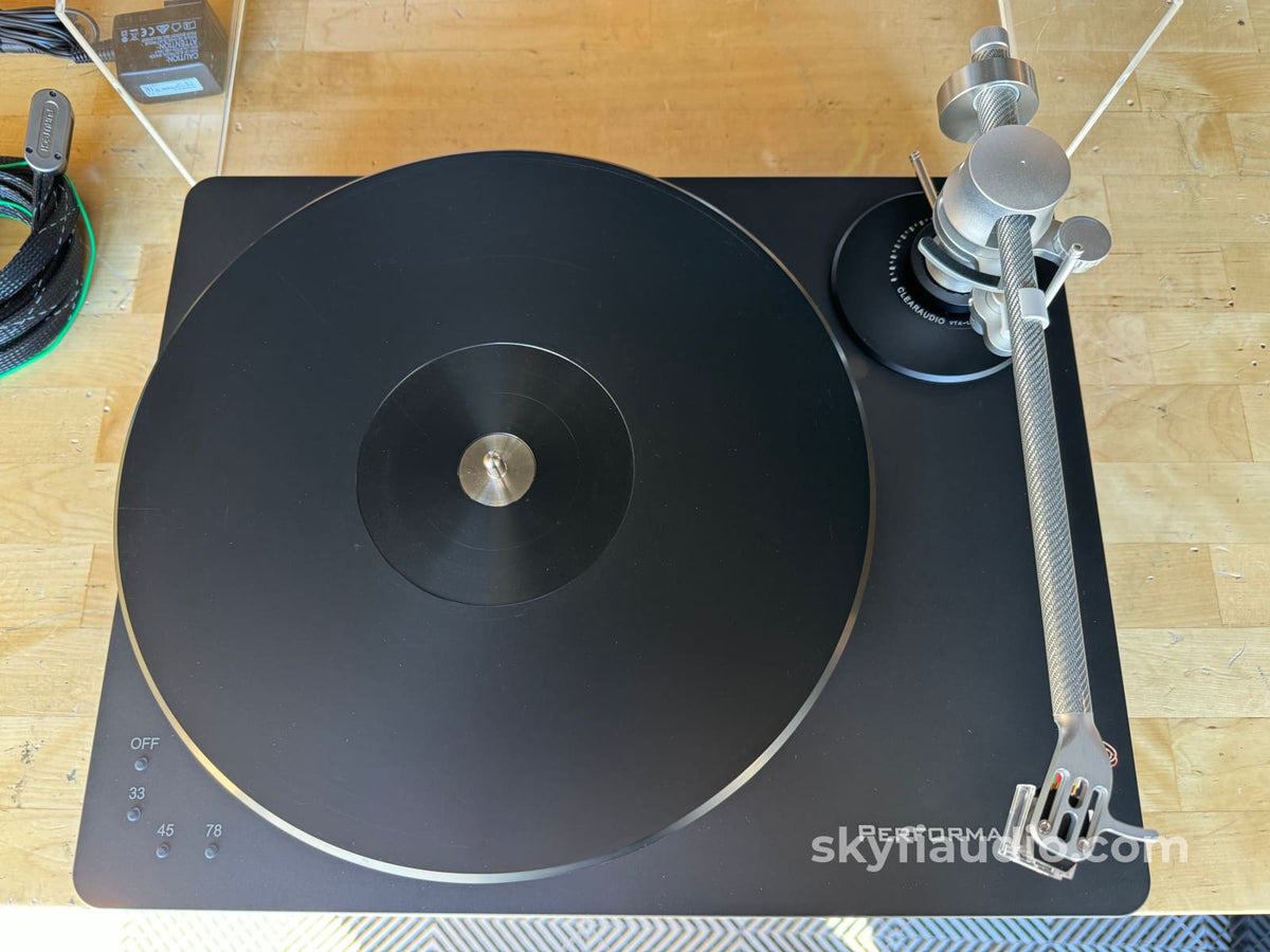 Clearaudio Performance Dc Air Turntable Complete With Many Upgrades