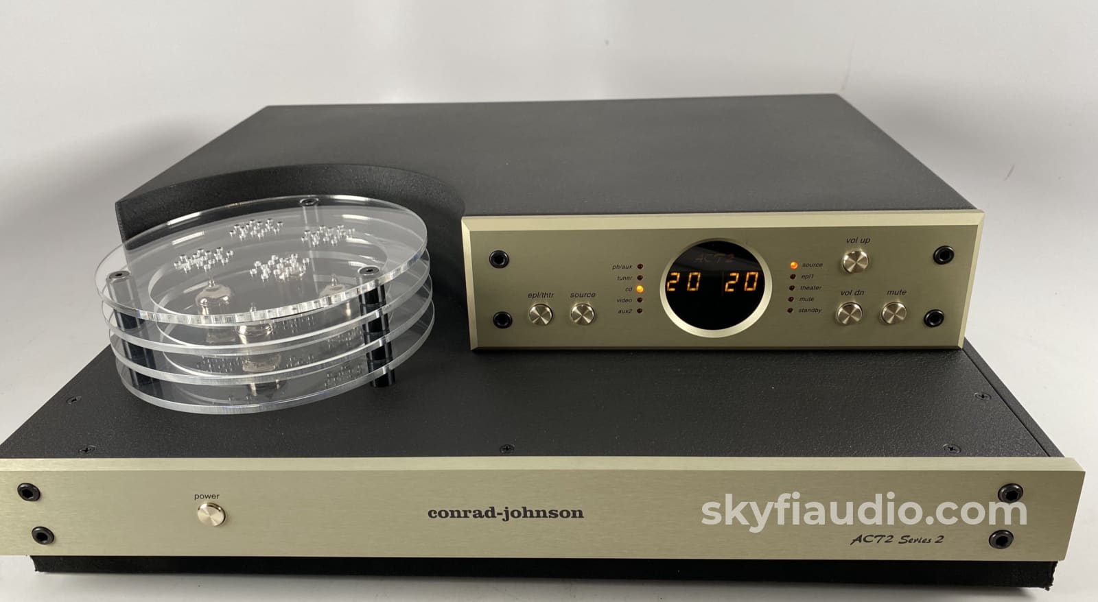 Conrad Johnson Act2 Series 2 Tube Preamplifier Complete Set $16 500 Msrp