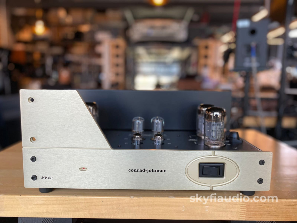 Conrad Johnson Mv-60Se (Special Edition) Tube Amplifier Fitted With 6550C Tubes