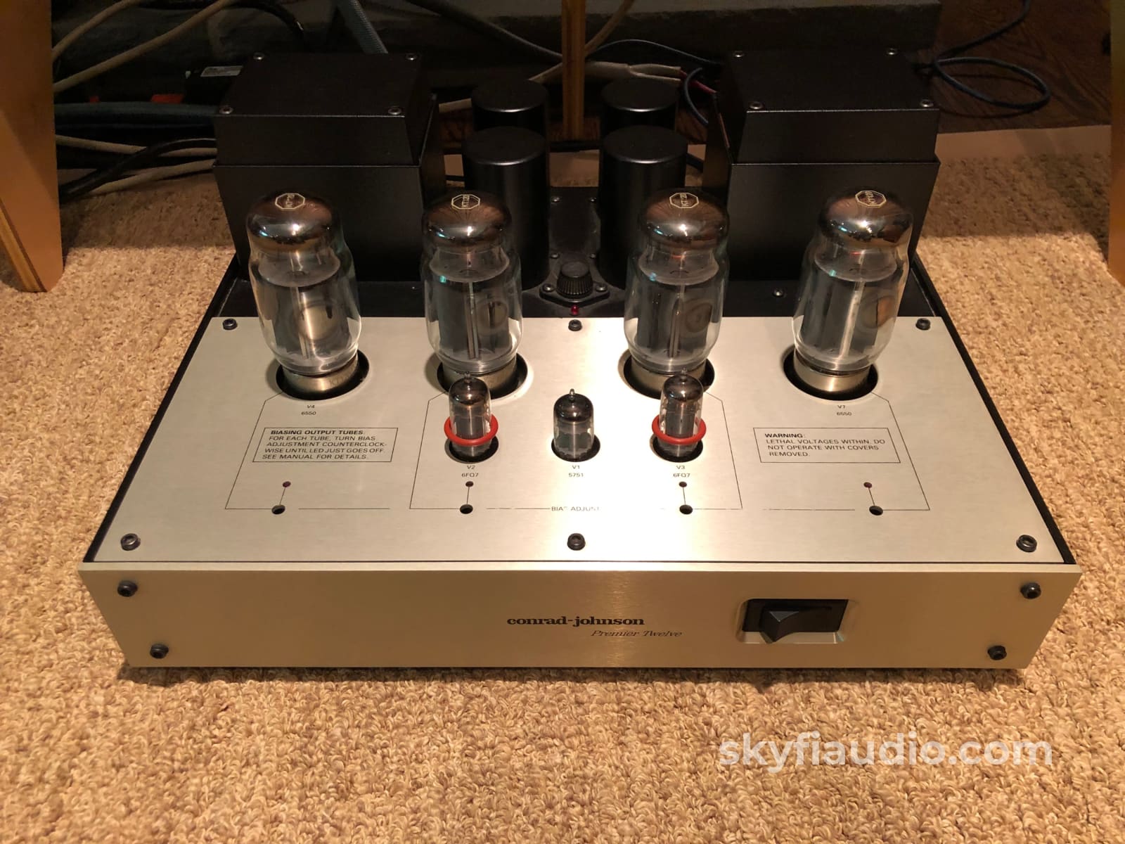 Conrad-Johnson Premier Twelve Tube Monoblock Amplifiers - With C1 Teflon Upgrade And Kt120S