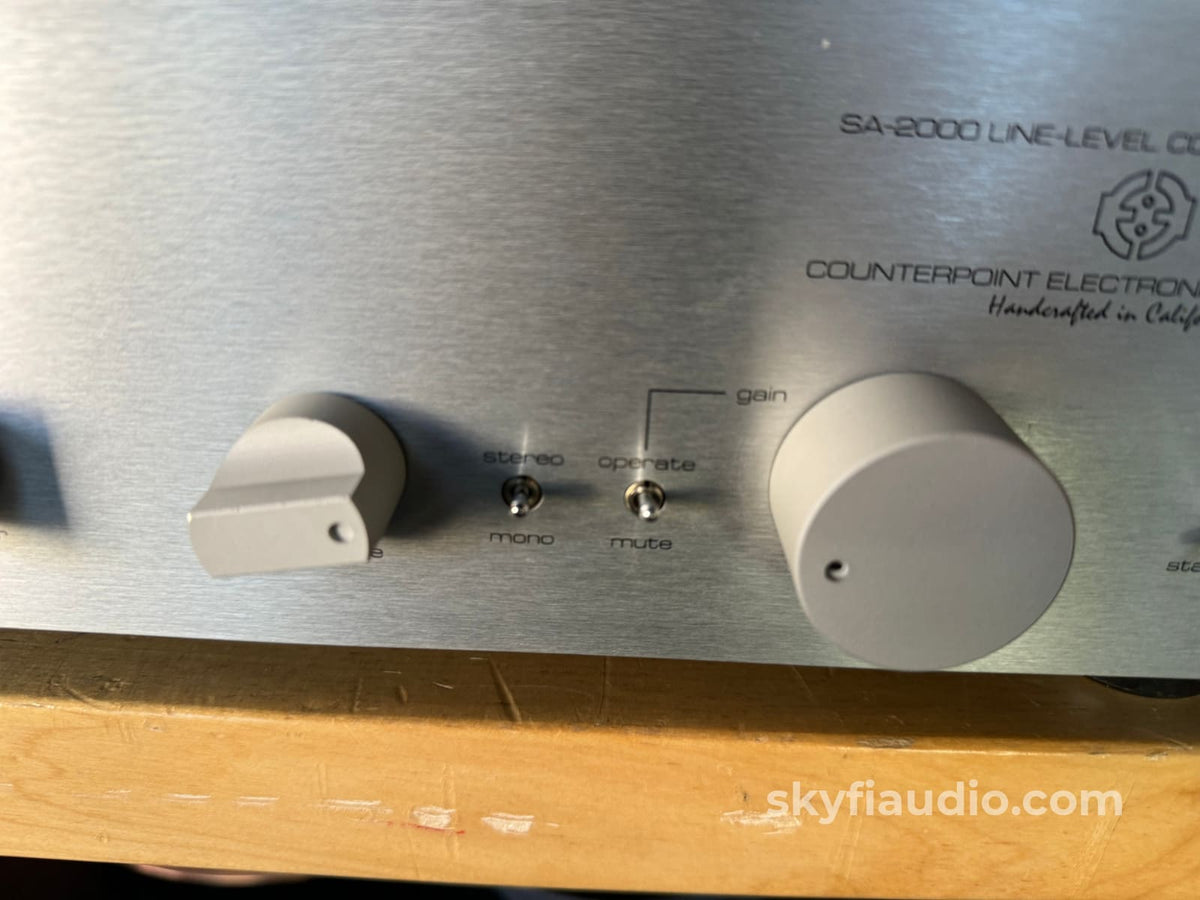 Counterpoint Sa - 2000 Vintage Line - Level Tube Preamp Preamplifier