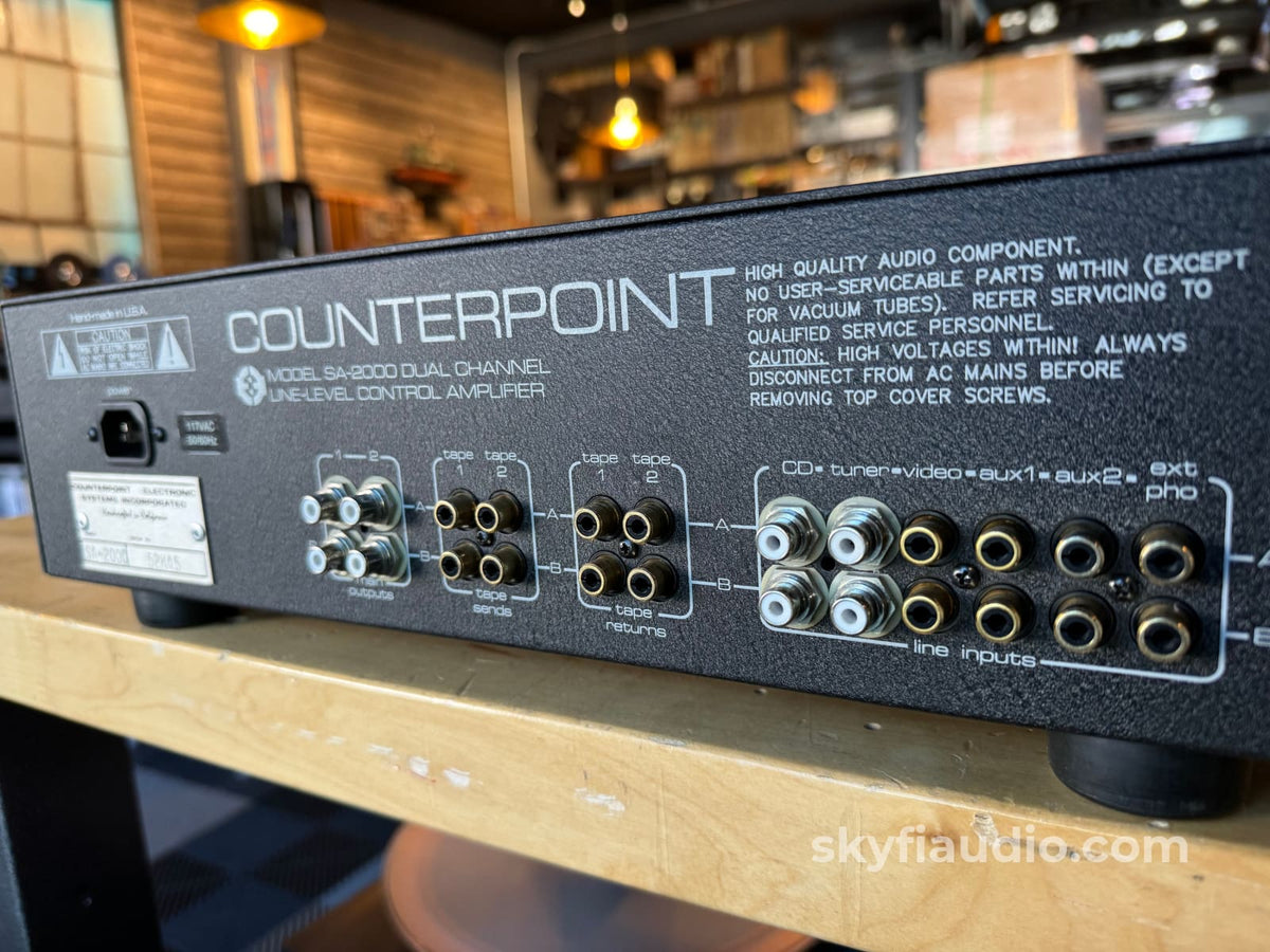 Counterpoint Sa - 2000 Vintage Line - Level Tube Preamp Preamplifier