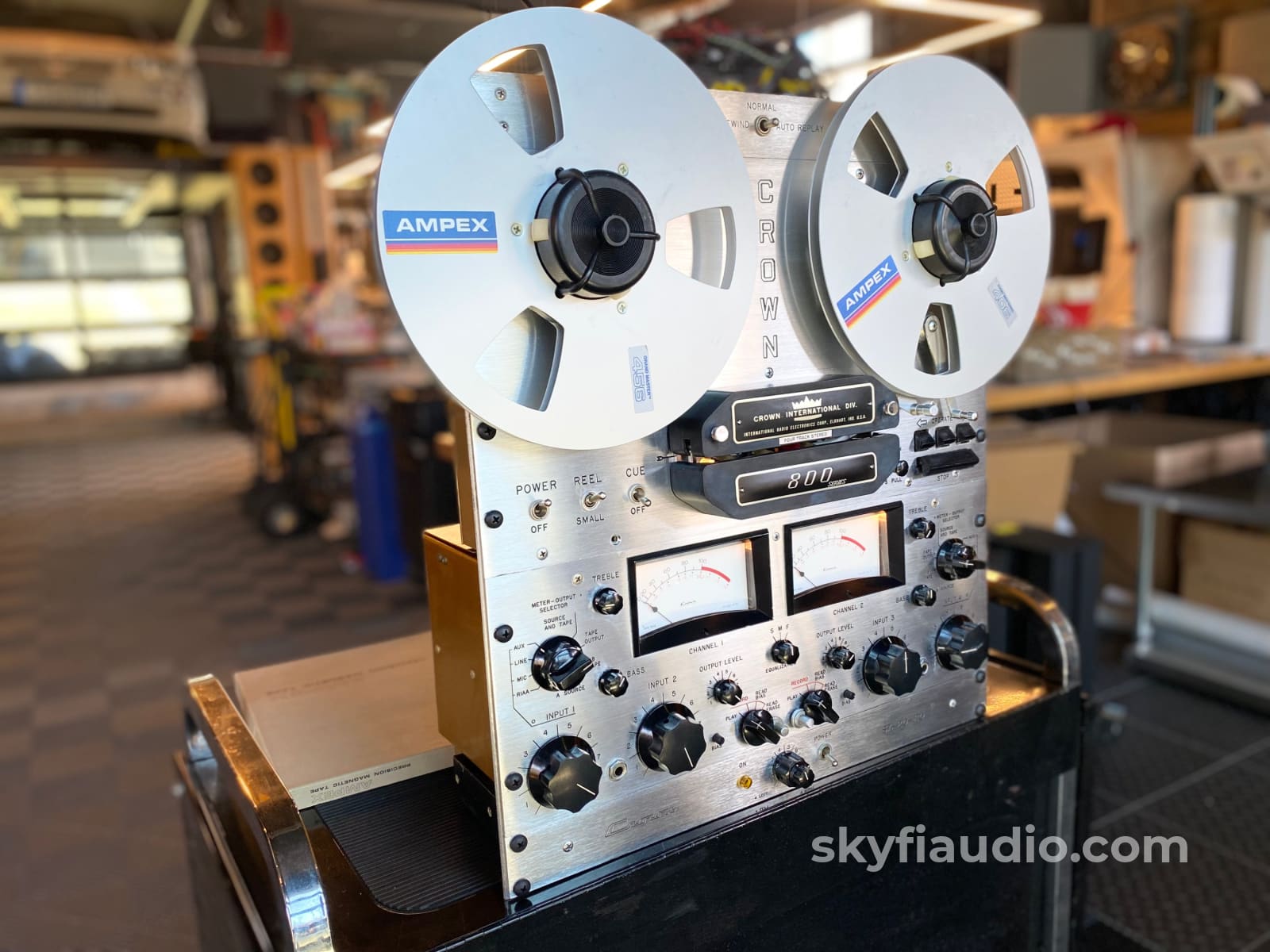 Crown 800 Series (CX-824) Vintage Reel to Reel Deck with SA 20-20 Ampl