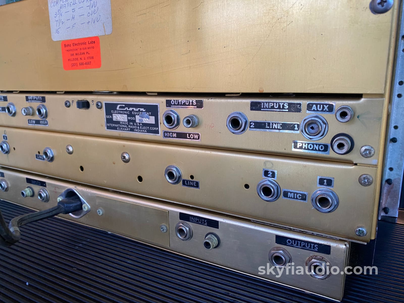Crown 800 Series (CX-824) Vintage Reel to Reel Deck with SA 20-20 Ampl