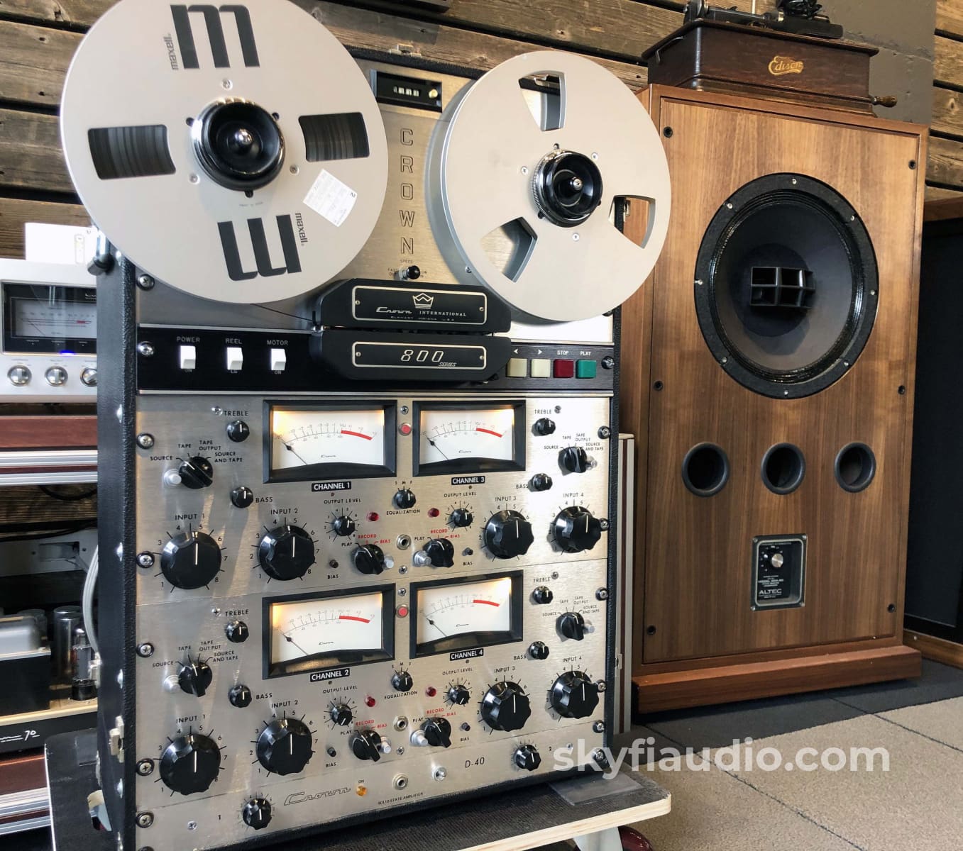 Crown CX844 Reel to Reel - Meticulously Restored With Road Case And Ma