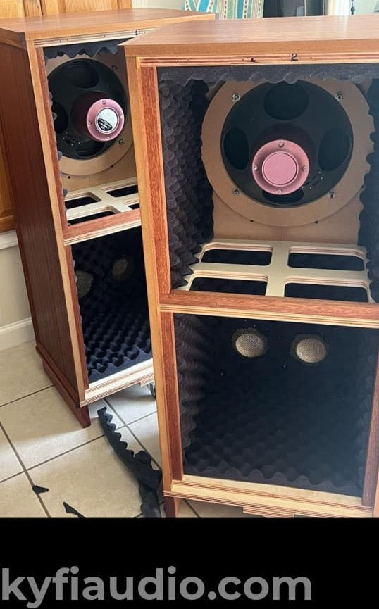 Custom One Of A Kind Tannoy Red Vintage Speakers