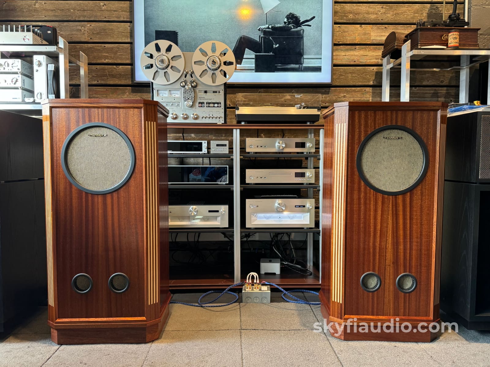 Custom One Of A Kind Tannoy Red Vintage Speakers