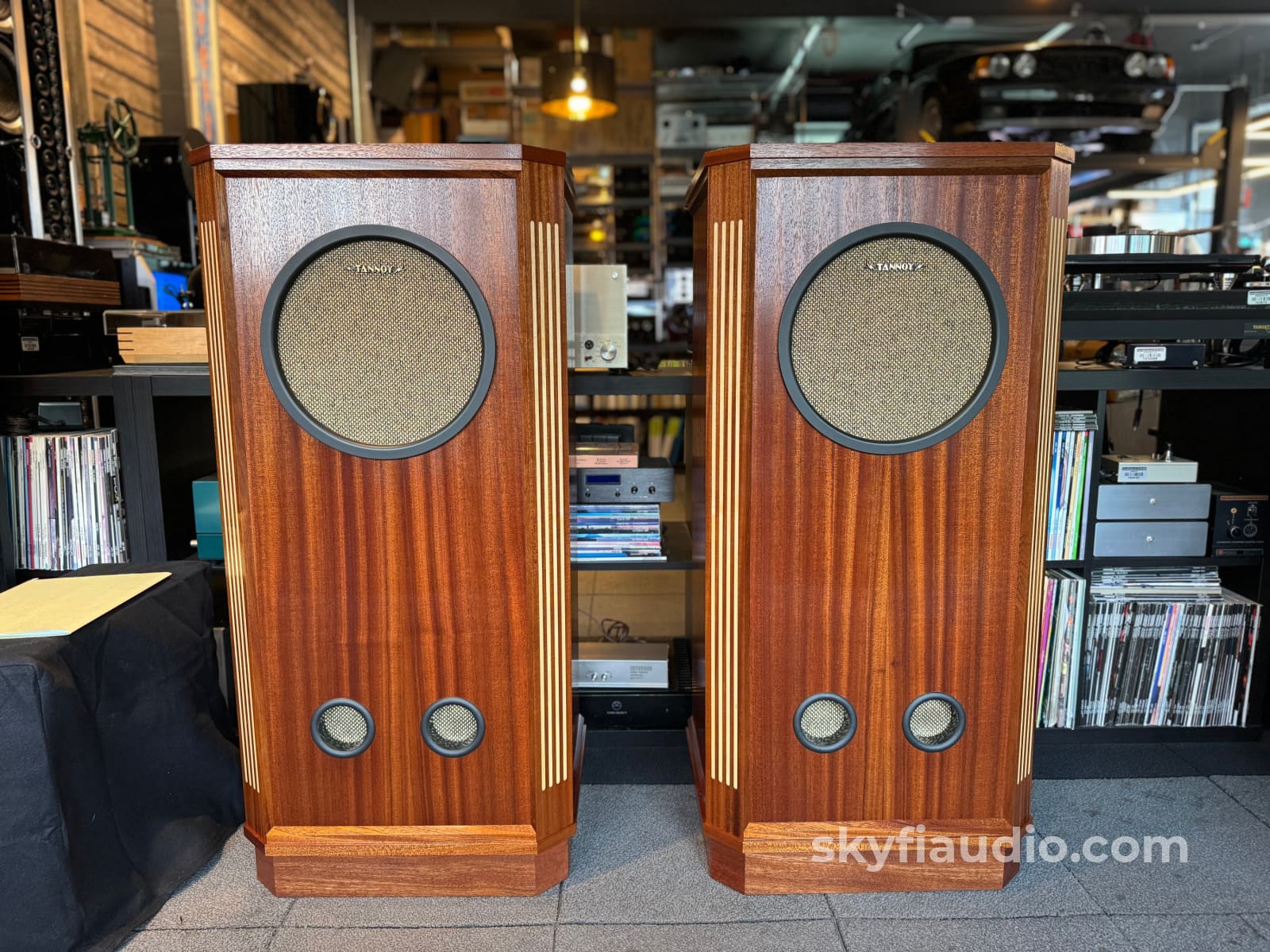 Custom One Of A Kind Tannoy Red Vintage Speakers