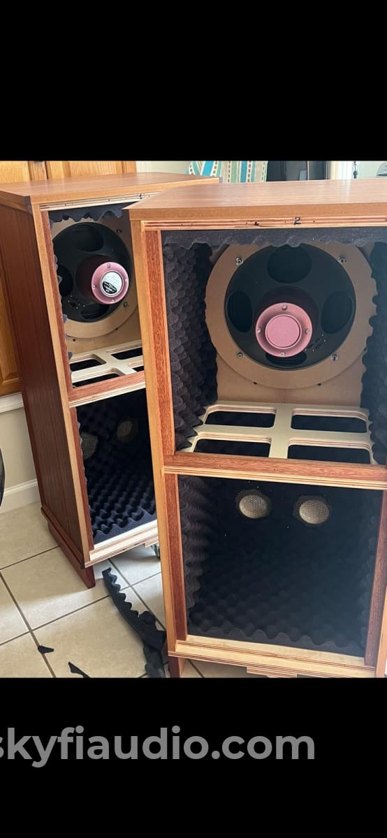 Custom One Of A Kind Tannoy Red Vintage Speakers