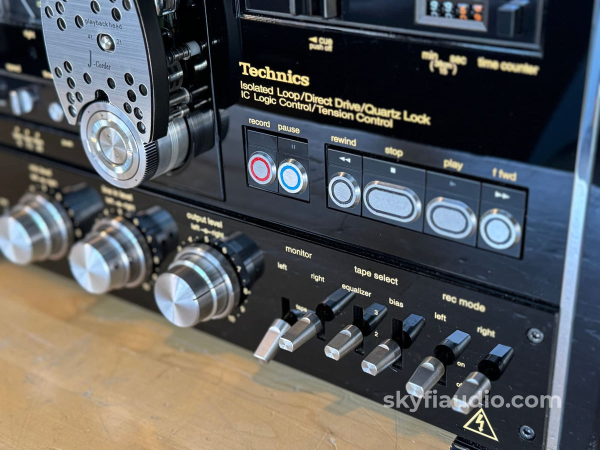 Custom Technics Rs1500 Reel To - Completely Restored And Upgraded Ready Ship Tape Deck