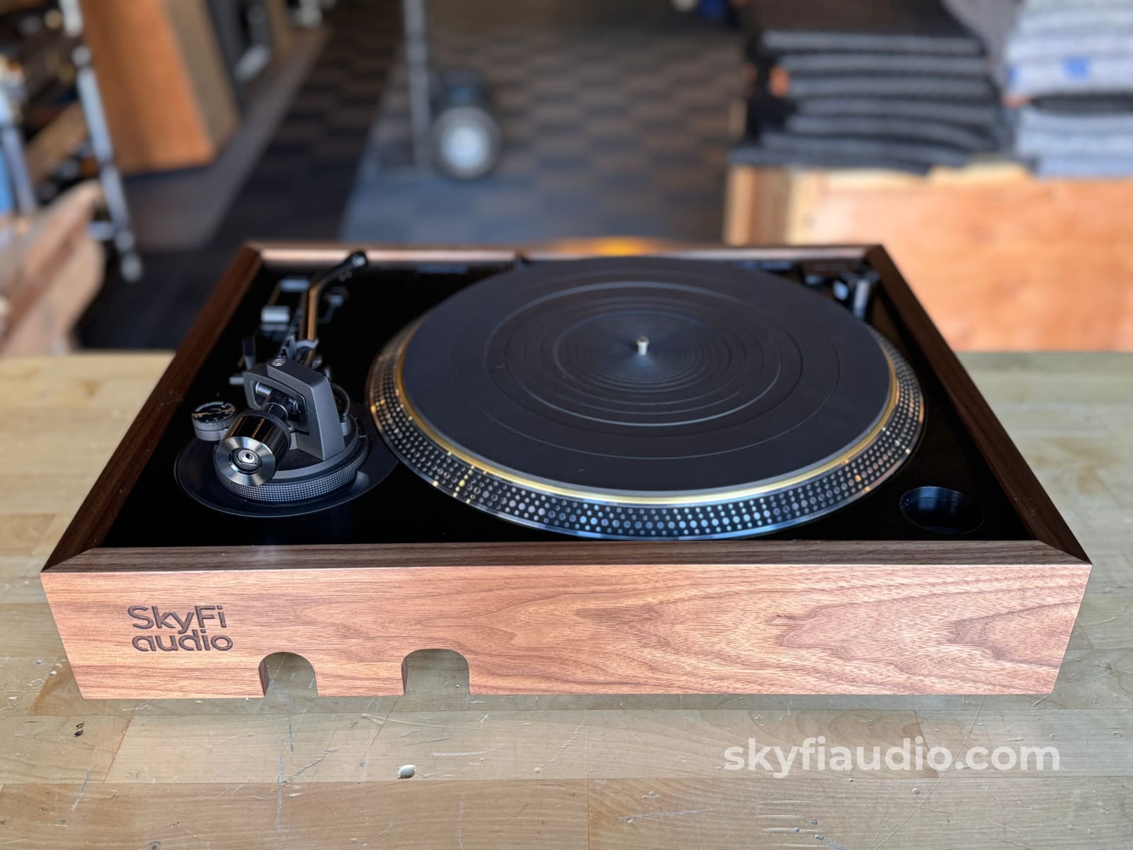 Custom Wood Plinth For Technics Sl-1200G Gr And Gr2 - In Stock Accessory