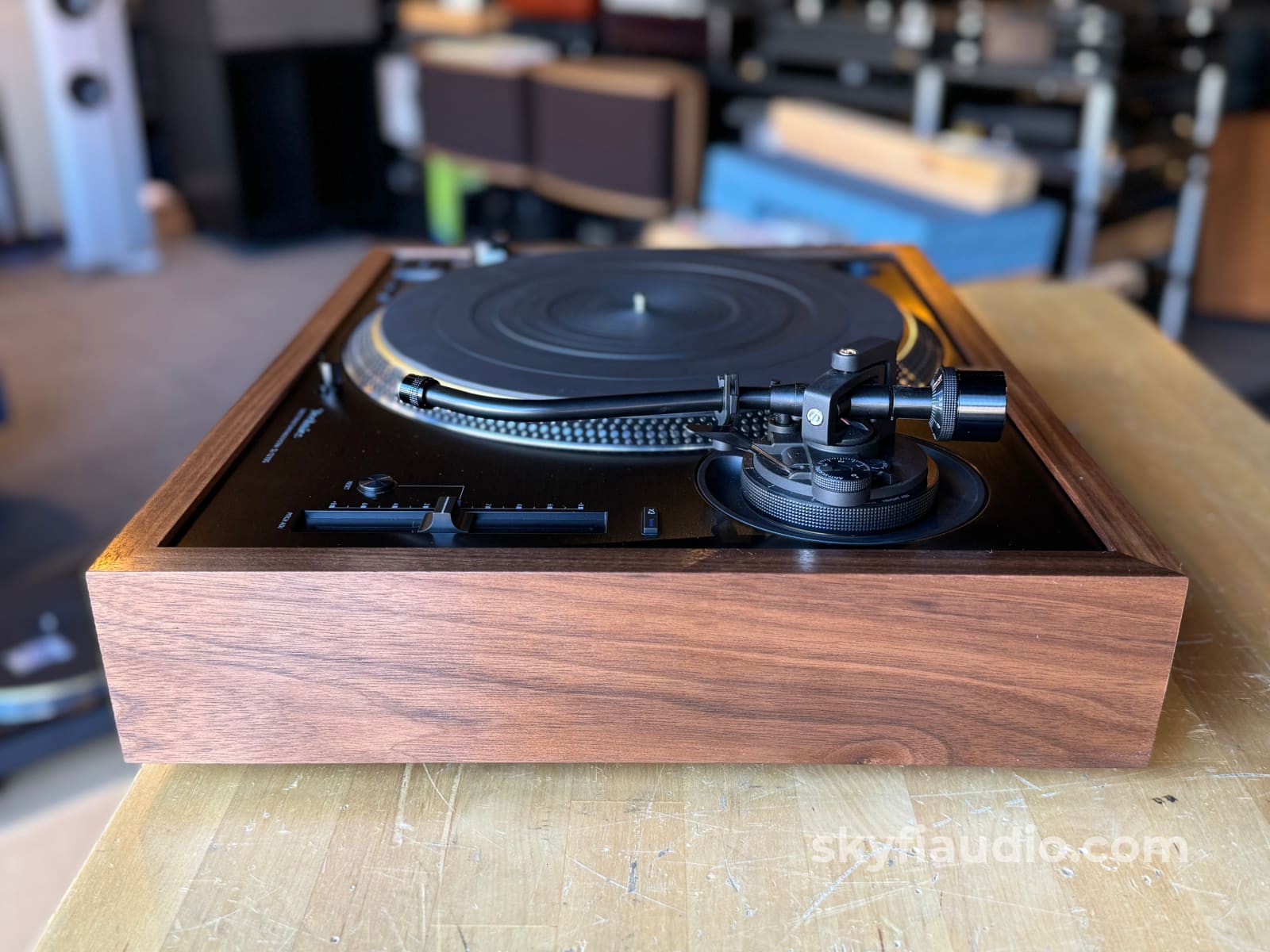 Custom Wood Plinth For Technics Sl-1200G Gr And Gr2 - In Stock Accessory