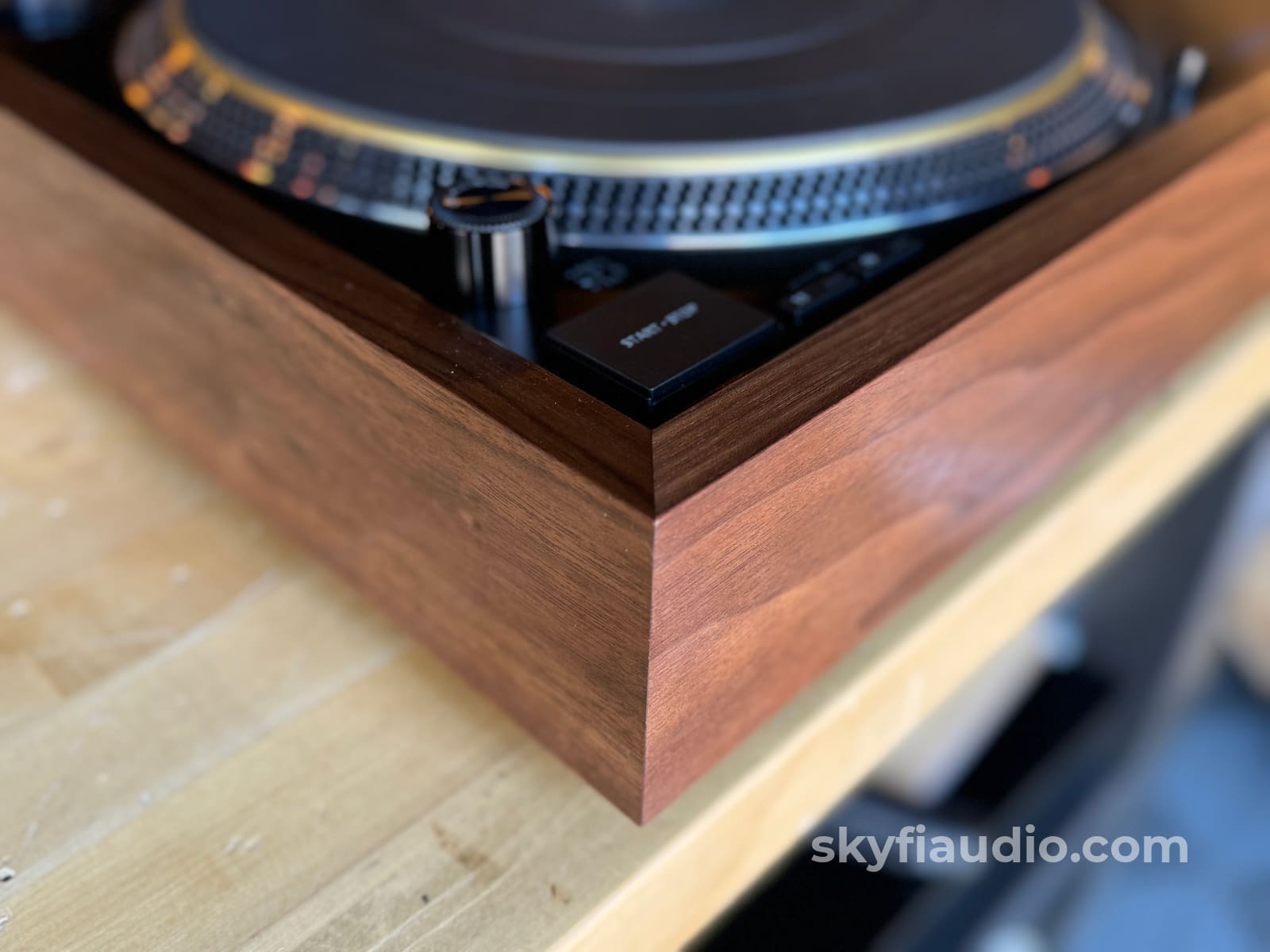 Custom Wood Plinth For Technics Sl-1200G Gr And Gr2 - In Stock Accessory