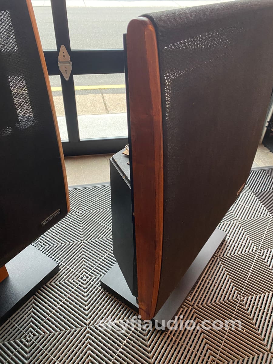 Dalquist Dq-10 Vintage Speaker Pair W/ Stands Speakers