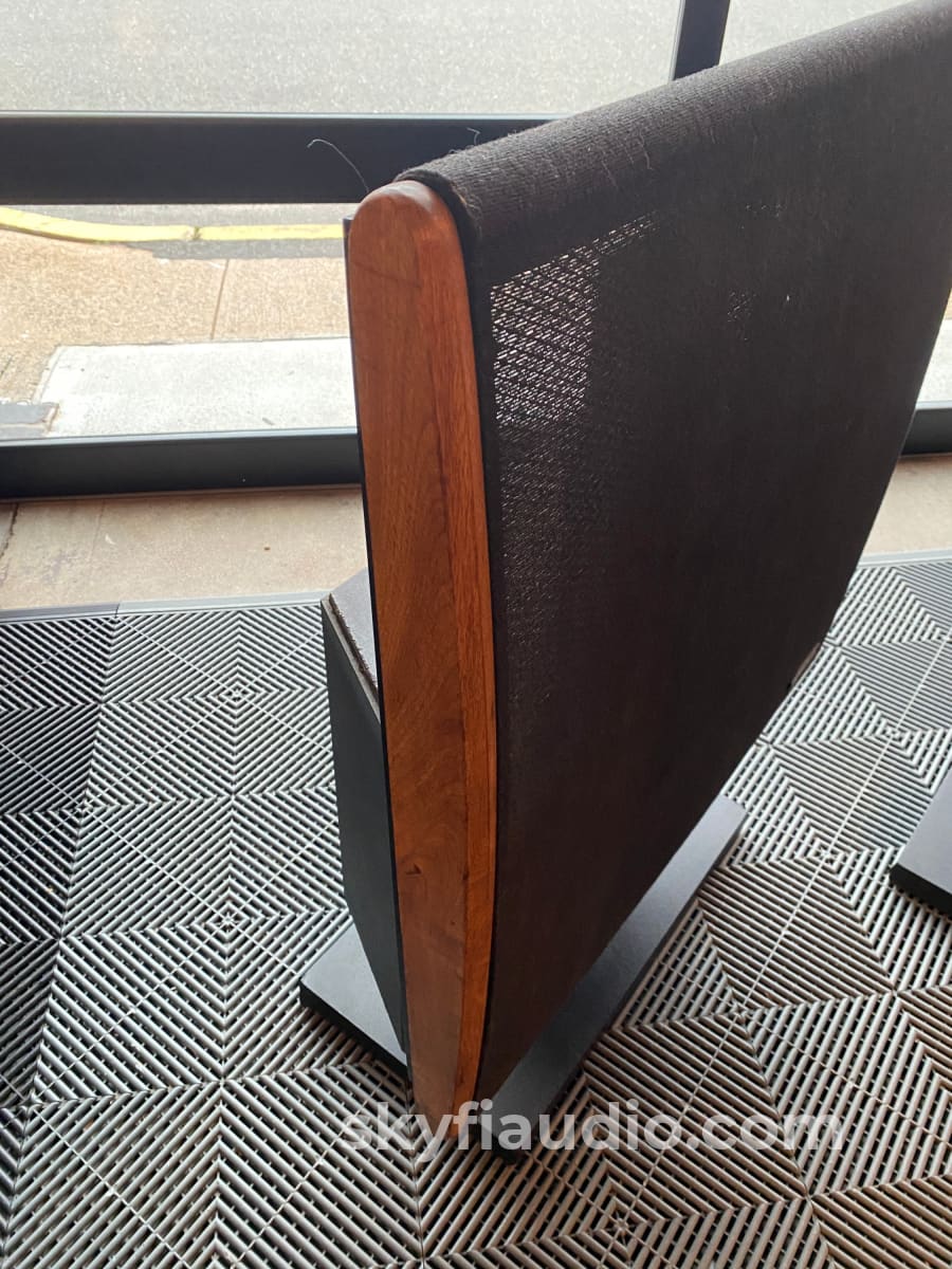 Dalquist Dq-10 Vintage Speaker Pair W/ Stands Speakers