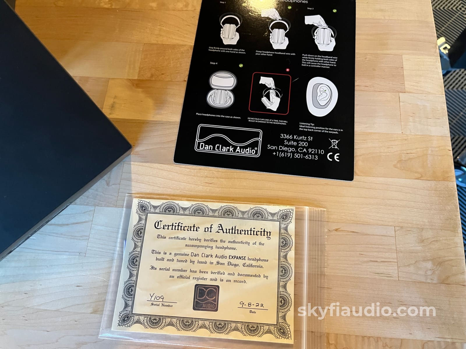 Dan Clark Audio Expanse Planar Magnetic Headphones - w/15’ Silver Dragon Cable Headphones