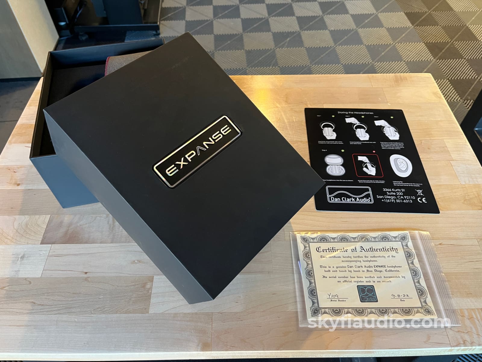 Dan Clark Audio Expanse Planar Magnetic Headphones - w/15’ Silver Dragon Cable Headphones