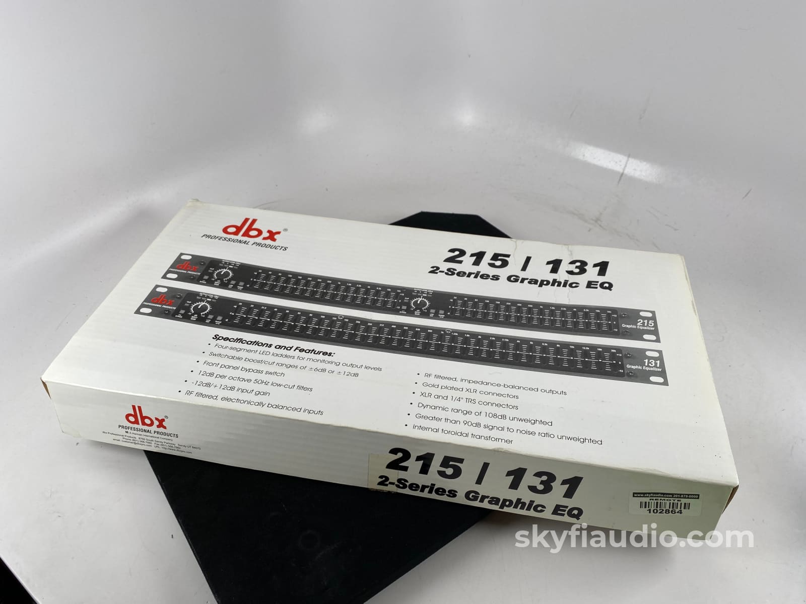 dbx 215 - Dual-Channel 15-Band Graphic Equalizer Like New In Original