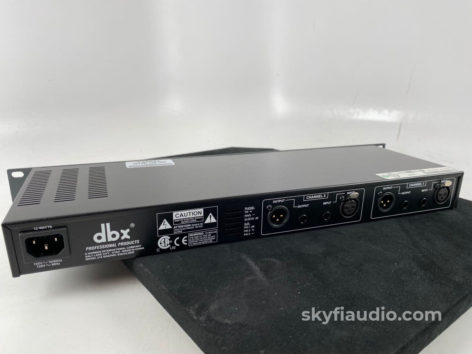 Dbx 215 - Dual-Channel 15-Band Graphic Equalizer Like New In Original Box