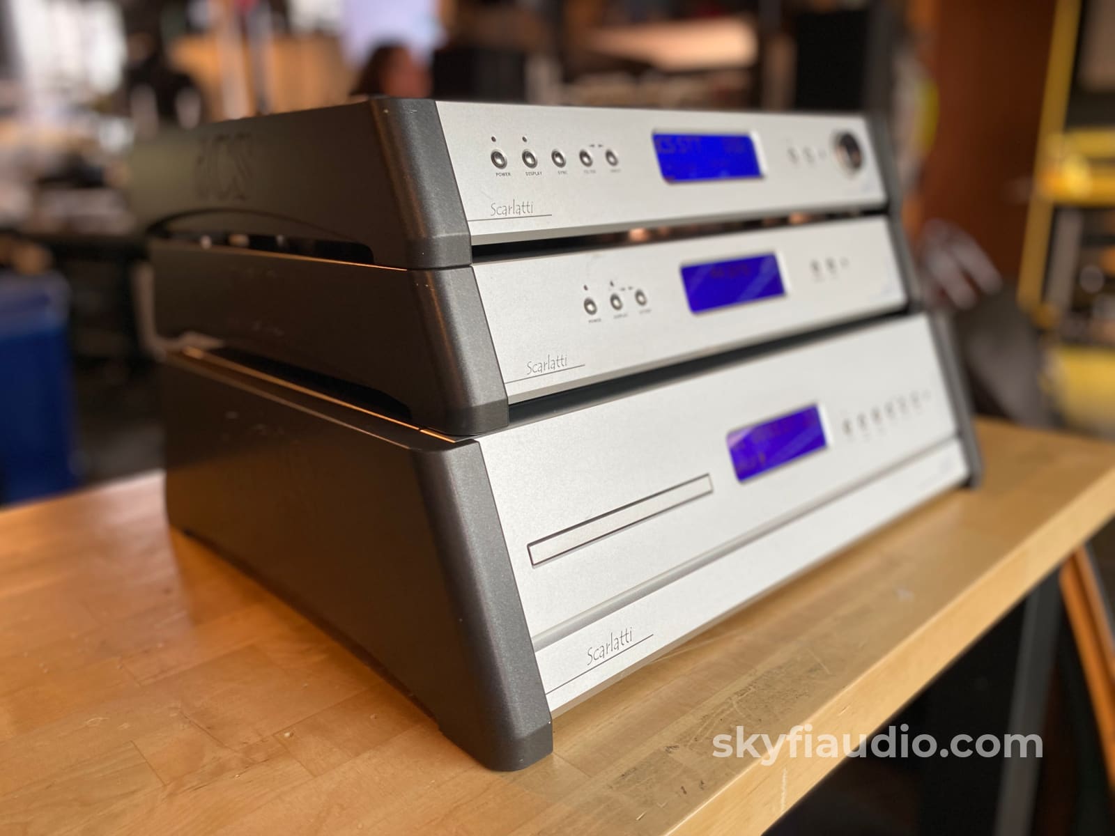 Dcs Scarlatti Stack - Sacd Transport Dac And Master Clock Wow Cd + Digital