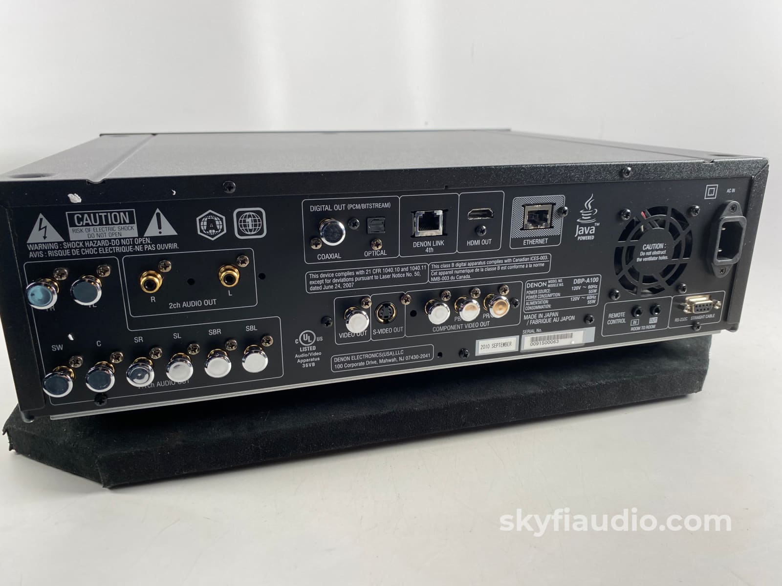 Denon 100th Anniversary Universal SACD / CD / Blu-Ray Player, DBP-A100