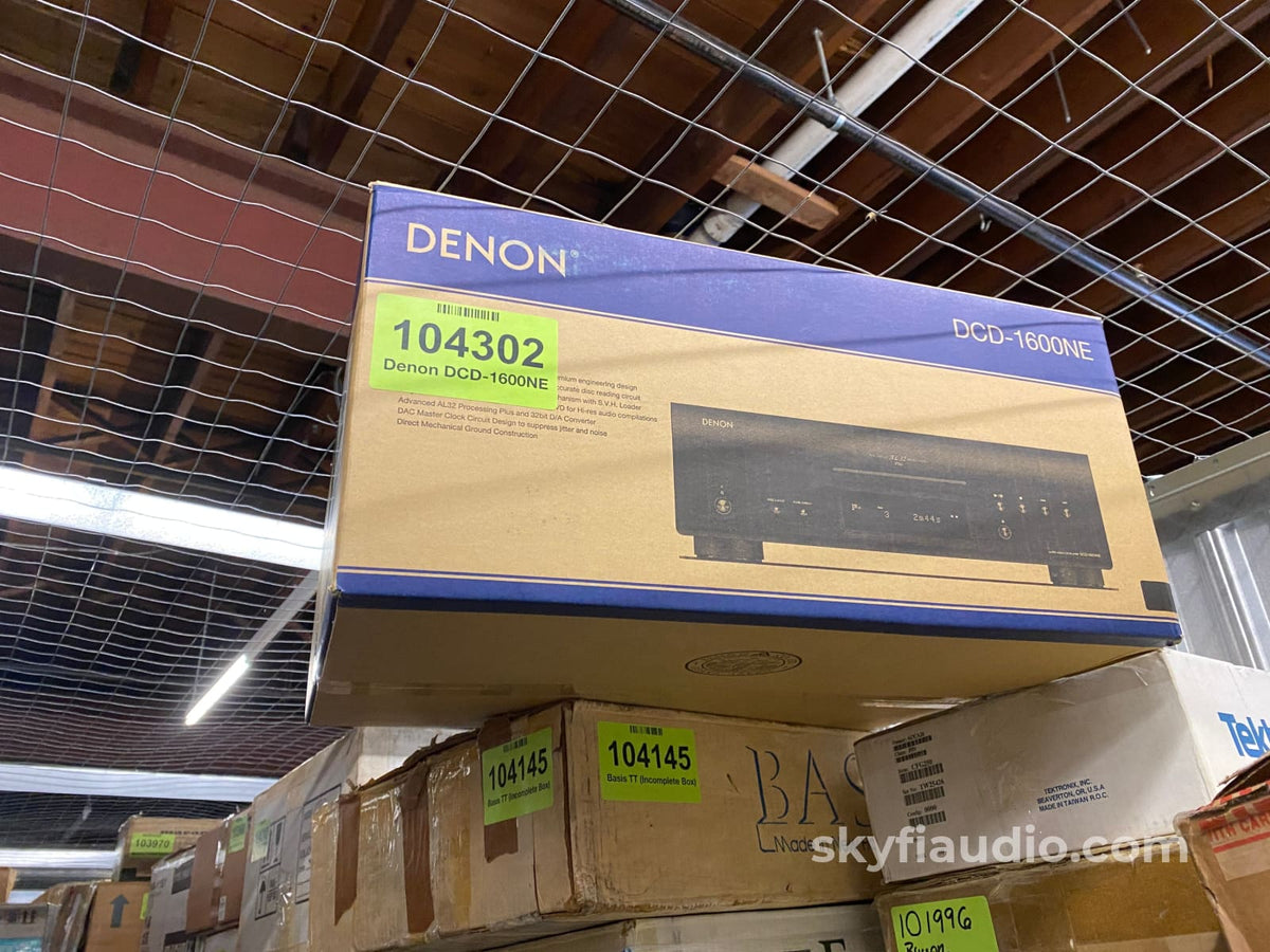 Denon Dcd-1600Ne Sacd/Cd Player Complete Set Cd + Digital
