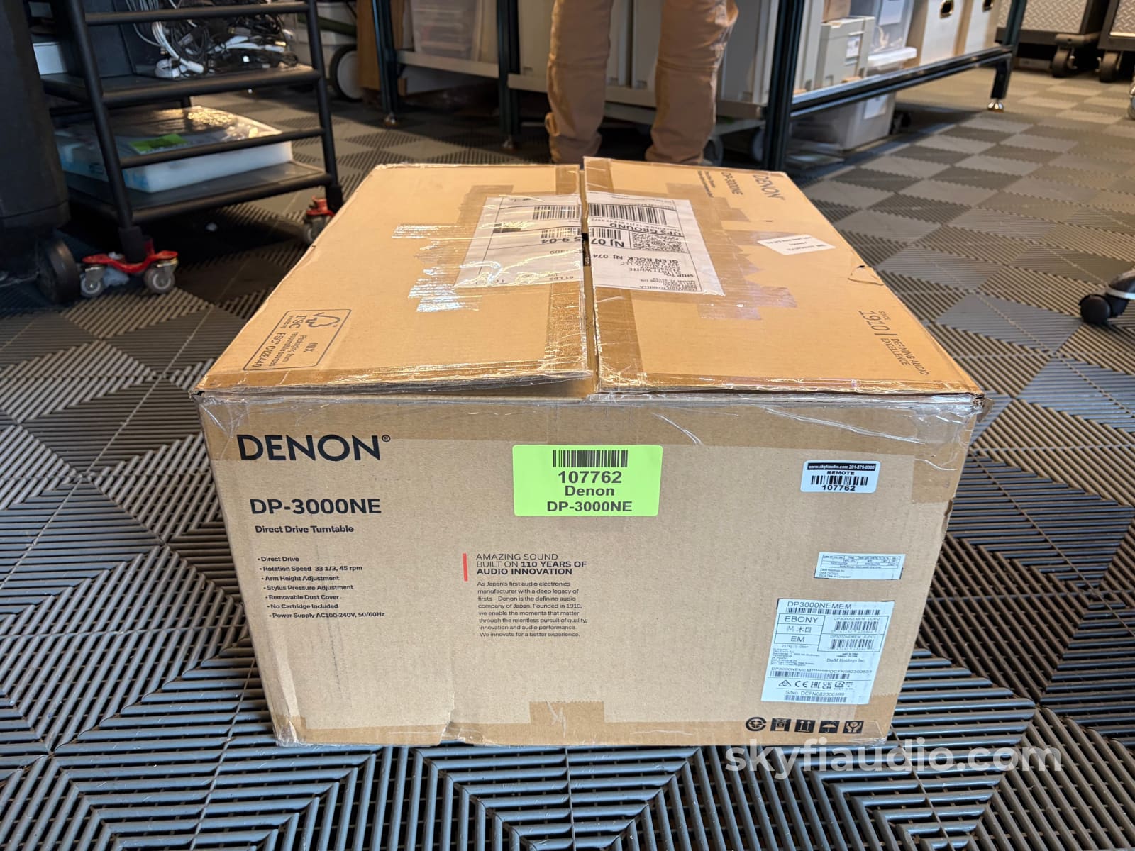 Denon DP-3000NE Turntable Paired W/ New Hana MH Cartridge - Turntable
