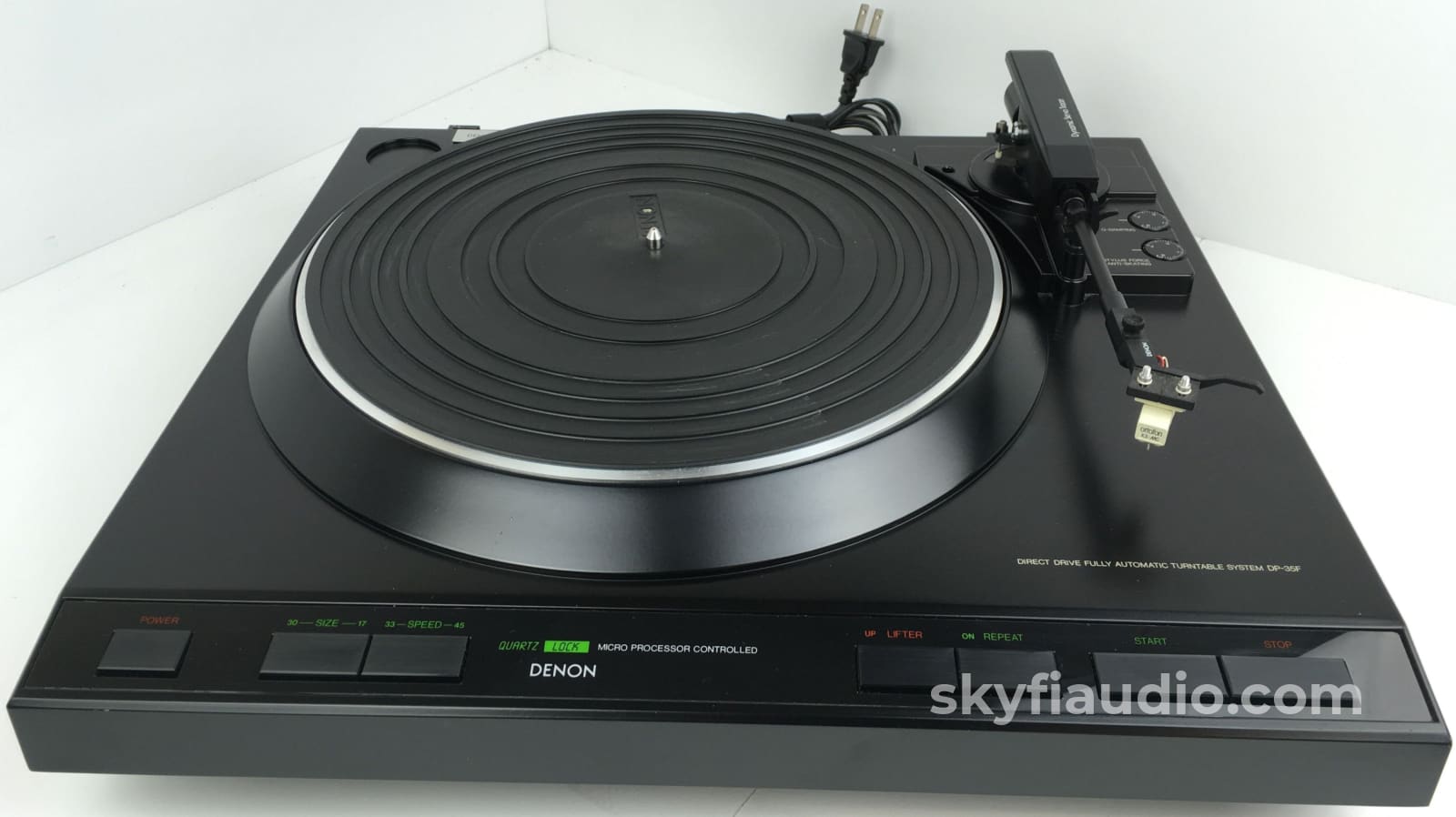 ★DENON DP-35Fダイレクトドライブ レコードプレーヤー【レトロ】 denon-dp-35f-vintage-turntable
