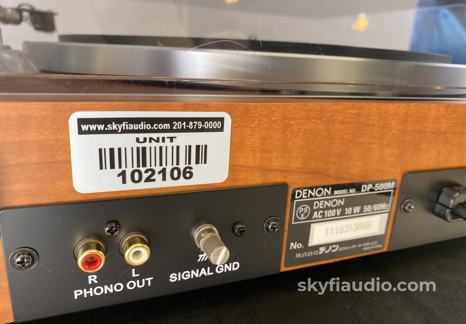 Denon DP-500M Turntable with New Sumiko Cartridge - RARE Japanese Mark