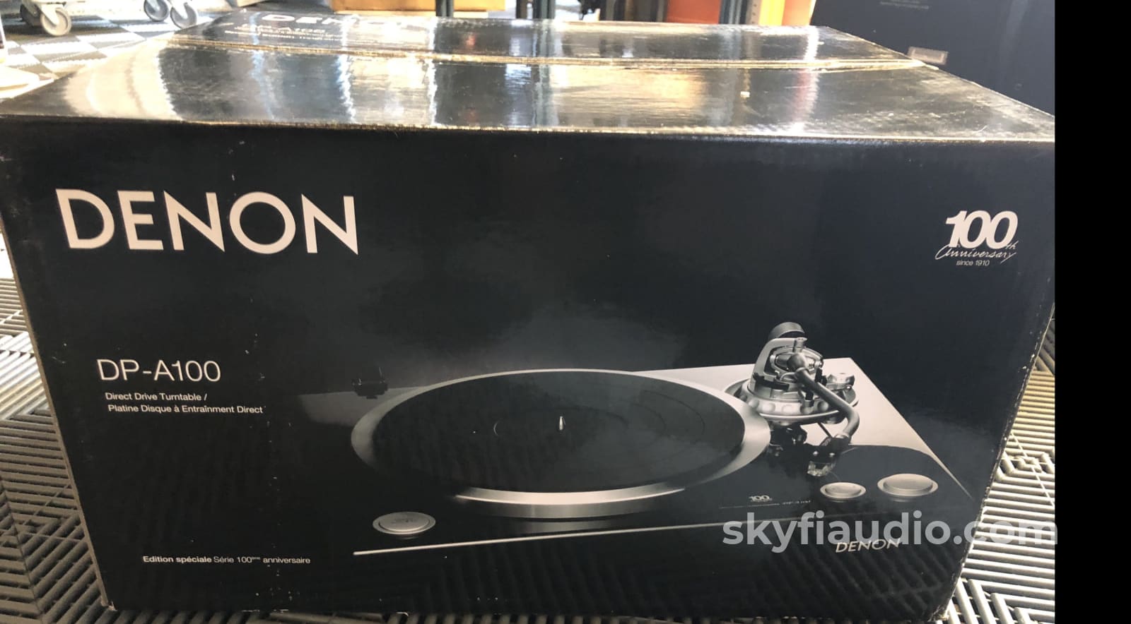 Denon Dp-A100 - 100Th Anniversary Limited Edition Turntable New Sealed Box Very Rare