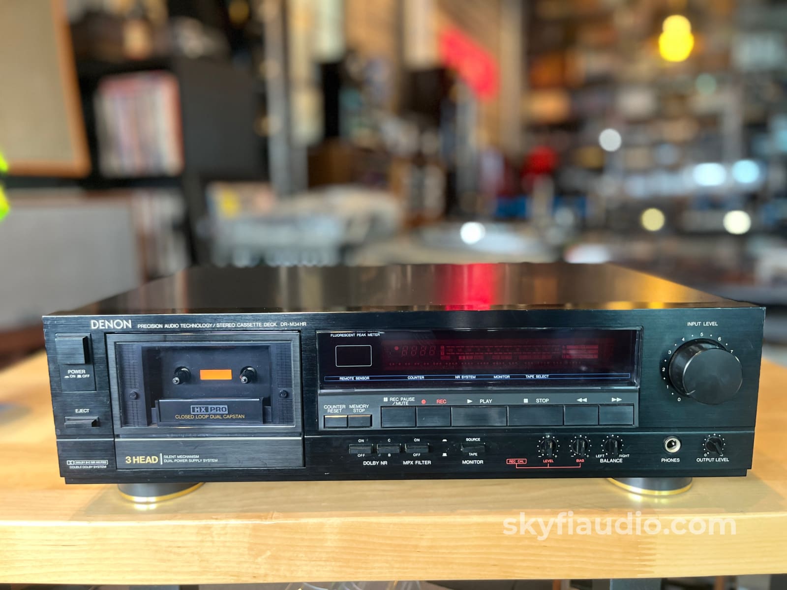 Denon DR-M34HR 3-Head Vintage Cassette Deck - Lightly Serviced