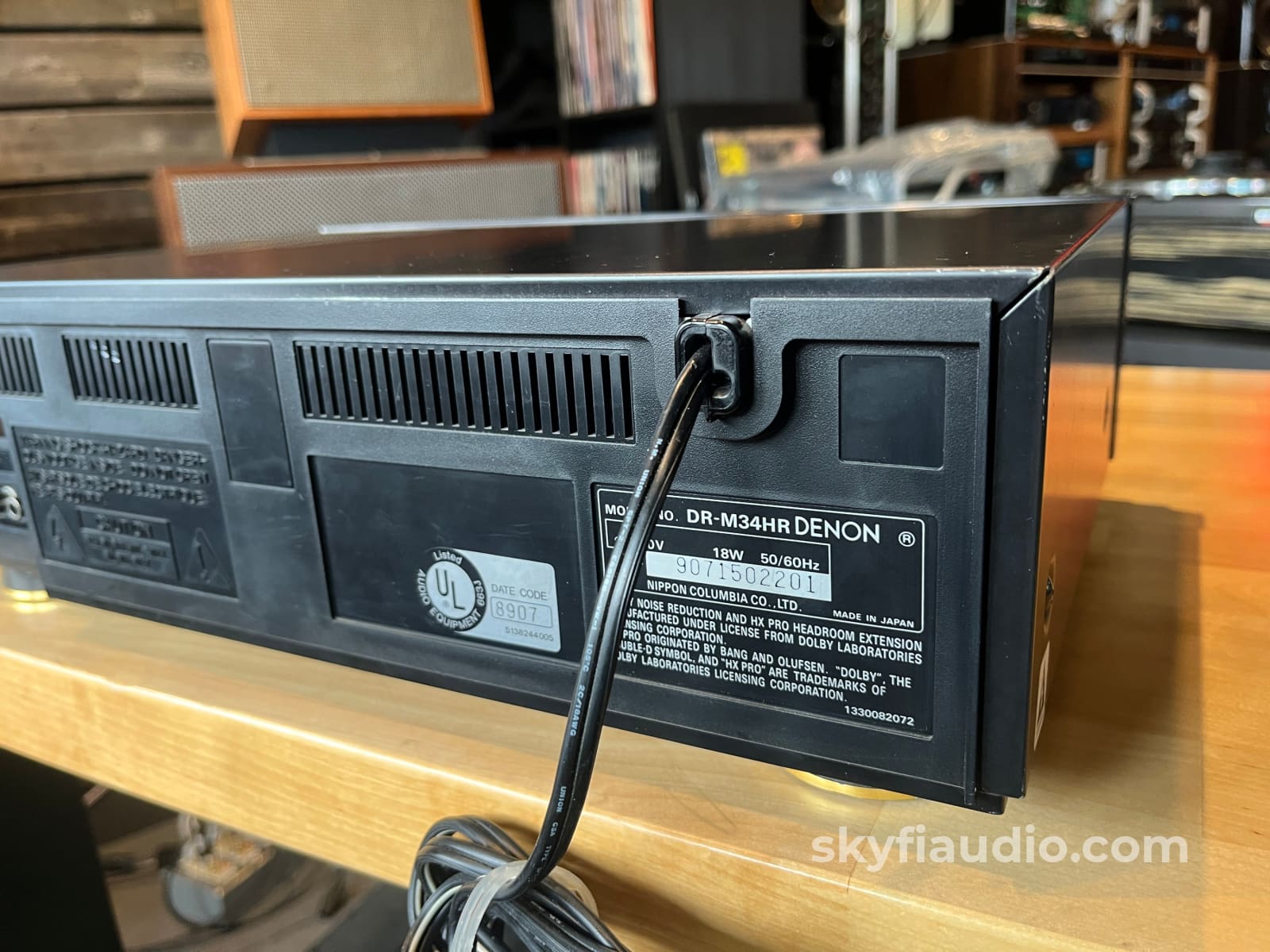 Denon DR-M34HR 3-Head Vintage Cassette Deck - Lightly Serviced - Tape Deck