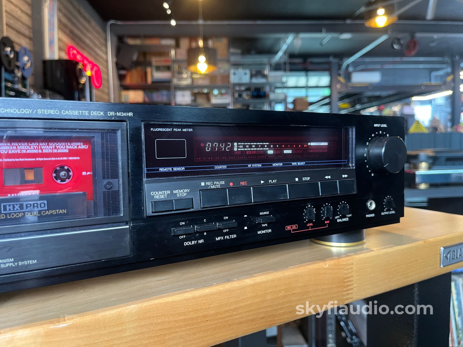 Denon DR-M34HR 3-Head Vintage Cassette Deck - Lightly Serviced - Tape Deck