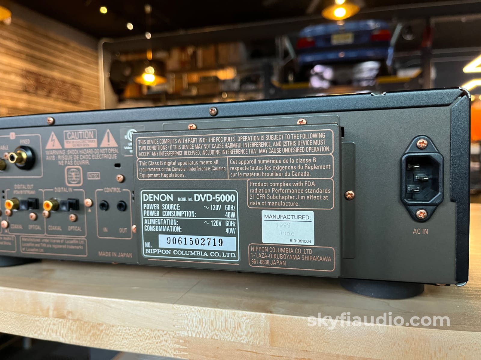 Denon DVD-5000 CD/DVD Player - w/ Built in DAC + HDCD CD + Digital